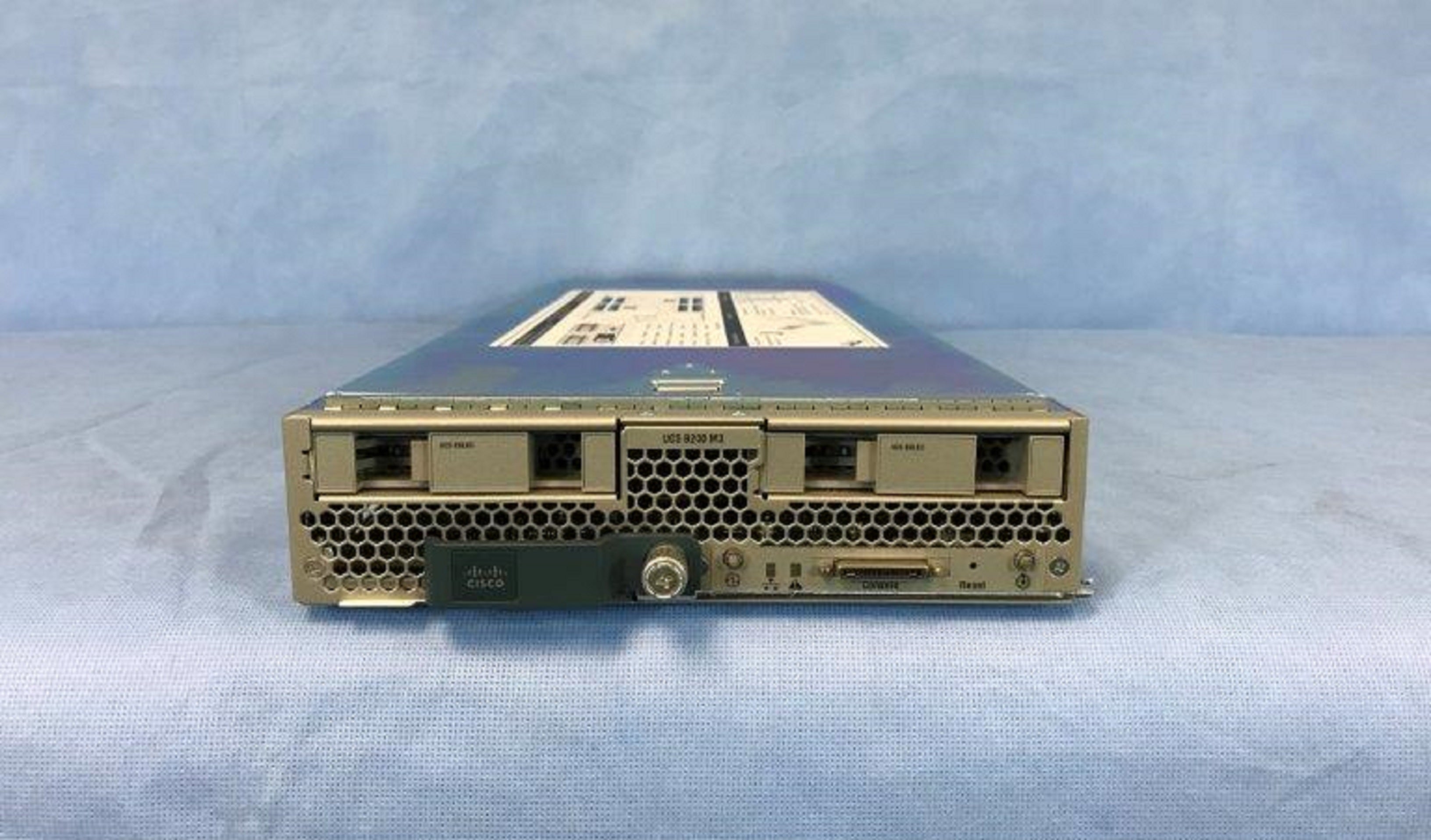 Cisco UCS B200 M3 Blade Server 2x 10 Core E5-2680v2 2.8GHz 128GB 2x 100GB SSD