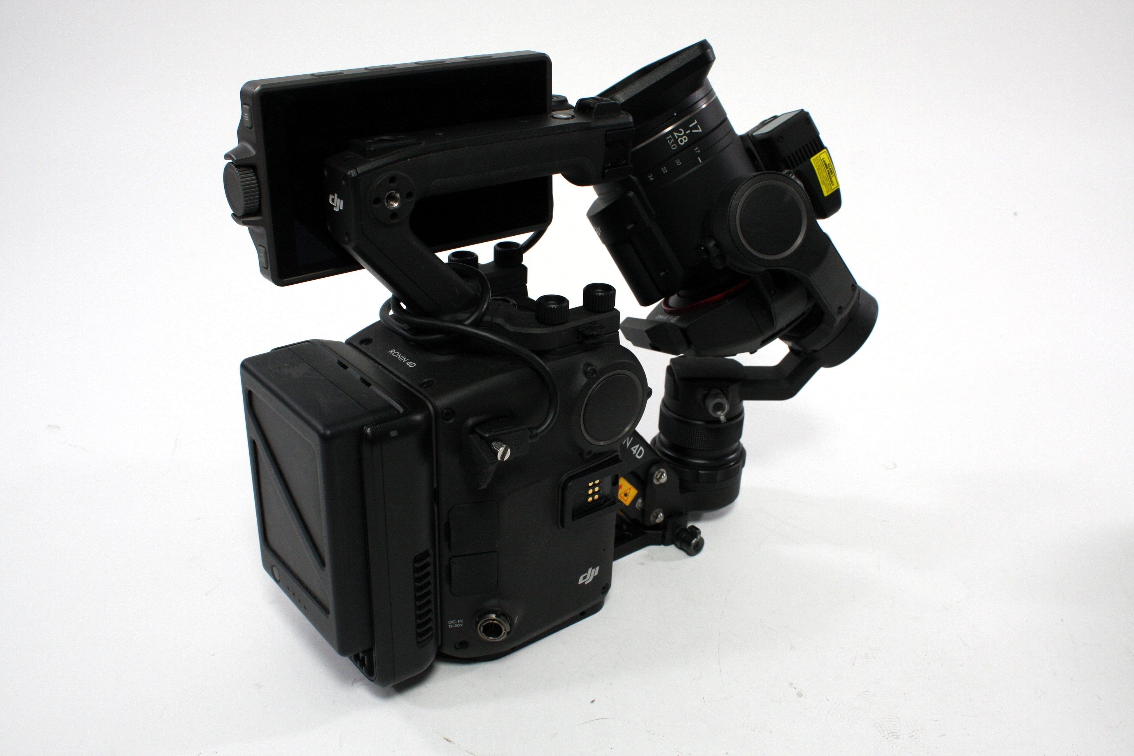 DJI Ronin 4D-8K Cinema Gimbal Camera with 1TB SSP with V Mount Battery with Pro Res RAW and DJI 17-28mm T/3.0 DL PZ Asph Lens DL Mount