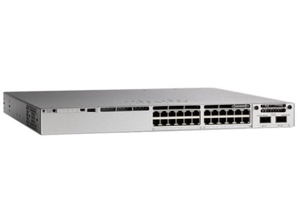 C9200L-24P-4G-A - Cisco Catalyst 9200L 24-Ports 10/100/1000BASE-T PoE+ Layer 3 Rack-mountable Managed Network Switch with 4-Ports SFP