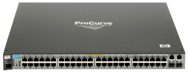 J9088AZ - HP ProCurve E2610-48 48-Ports Fast Ethernet 10Base-T/100Base-TX Managed Switch 2 x SFP (mini-GBIC) 2 x Gigabit Ethernet Ports