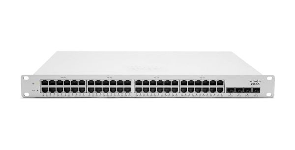MS320-48LP-HW - Cisco Meraki MS320 48-Ports 10/100/1000BASE-T Ethernet Layer 3 Rack-mountable Cloud Managed Network Switch with 4-Ports SFP+