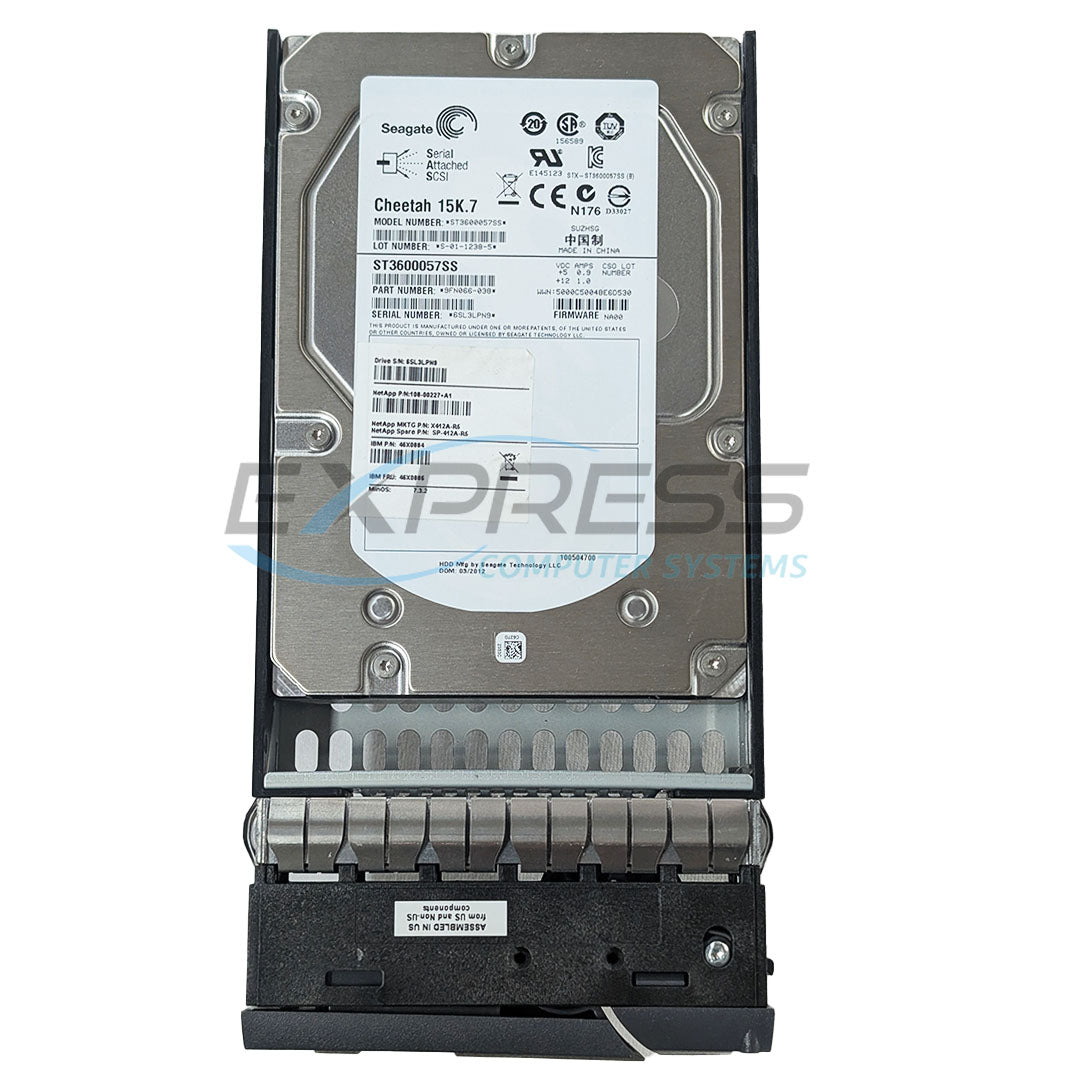 Netapp 3.5" 450GB 15K SAS 3Gbps HDD (108-00233) | X411A-R5