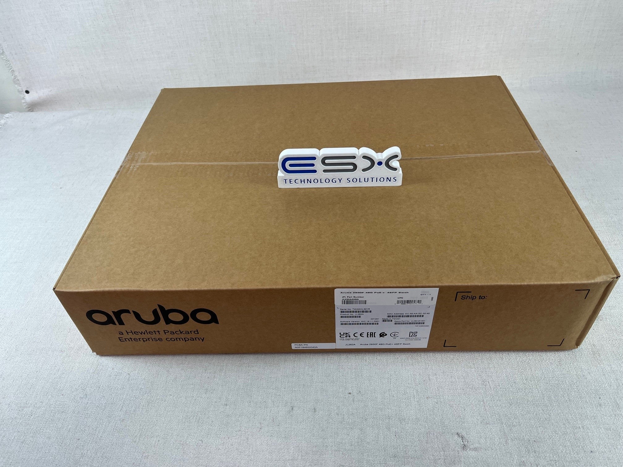 HPE Aruba 2930F-JL262A 48G PoE+ 4SFP 10GB Switch JL262A#ABA