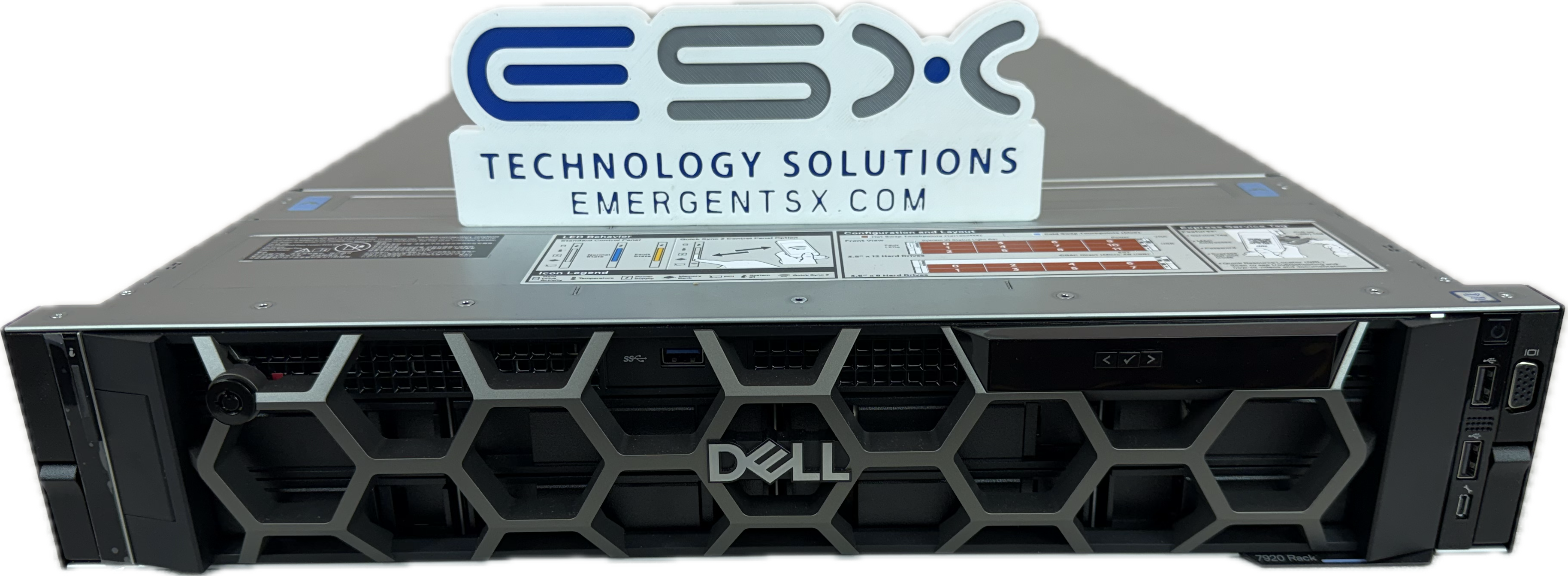 Dell Precision R7920 8-Bay 3.5" CTO LFF Server | 1 x Heatsink | 2 x 1100W, idrac