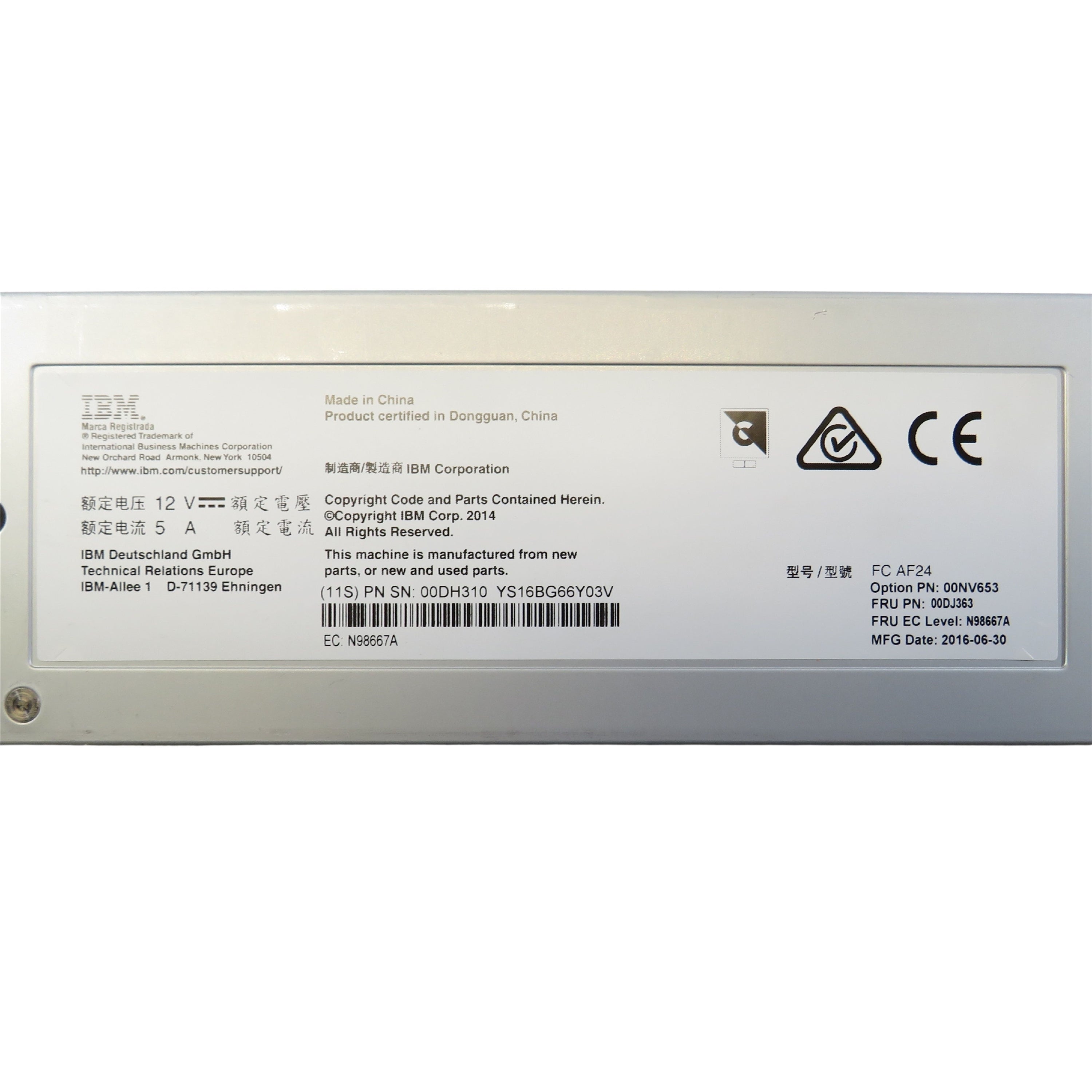 IBM 00DJ363 00DH310 00NV653 AF24 2.9TB FlashSystem 900 MicroLatency Module (Refurbished)