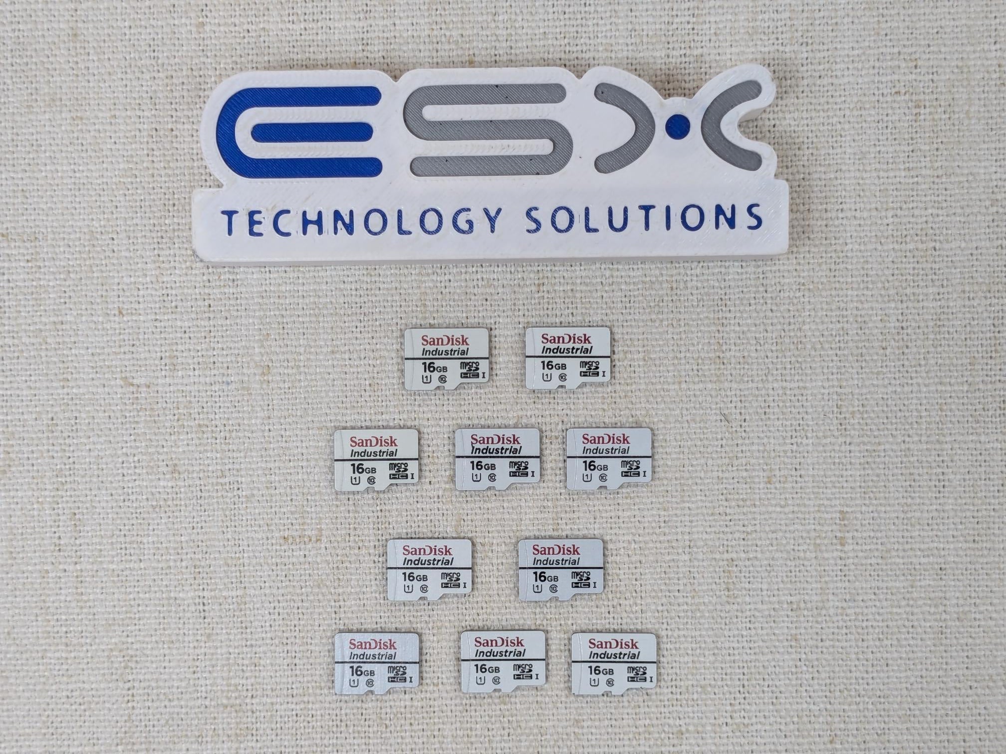 Lot of 10 SanDisk Industrial 16GB MLC Class 10 MicroSD Card SDSDQAF3-016G