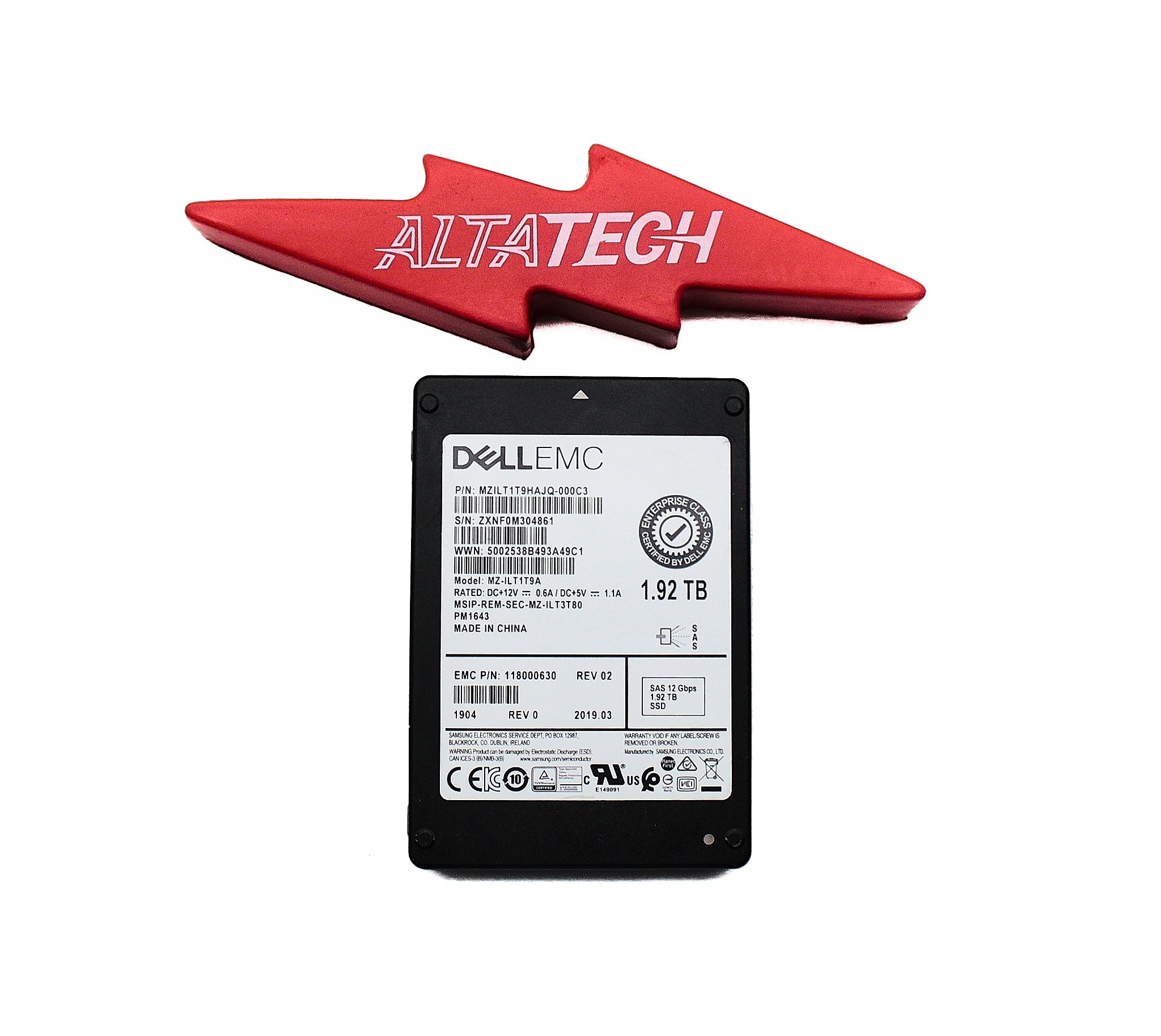 EMC 118000630 1.92TB SSD 12GB 2.5 SAS SSD FOR VNX