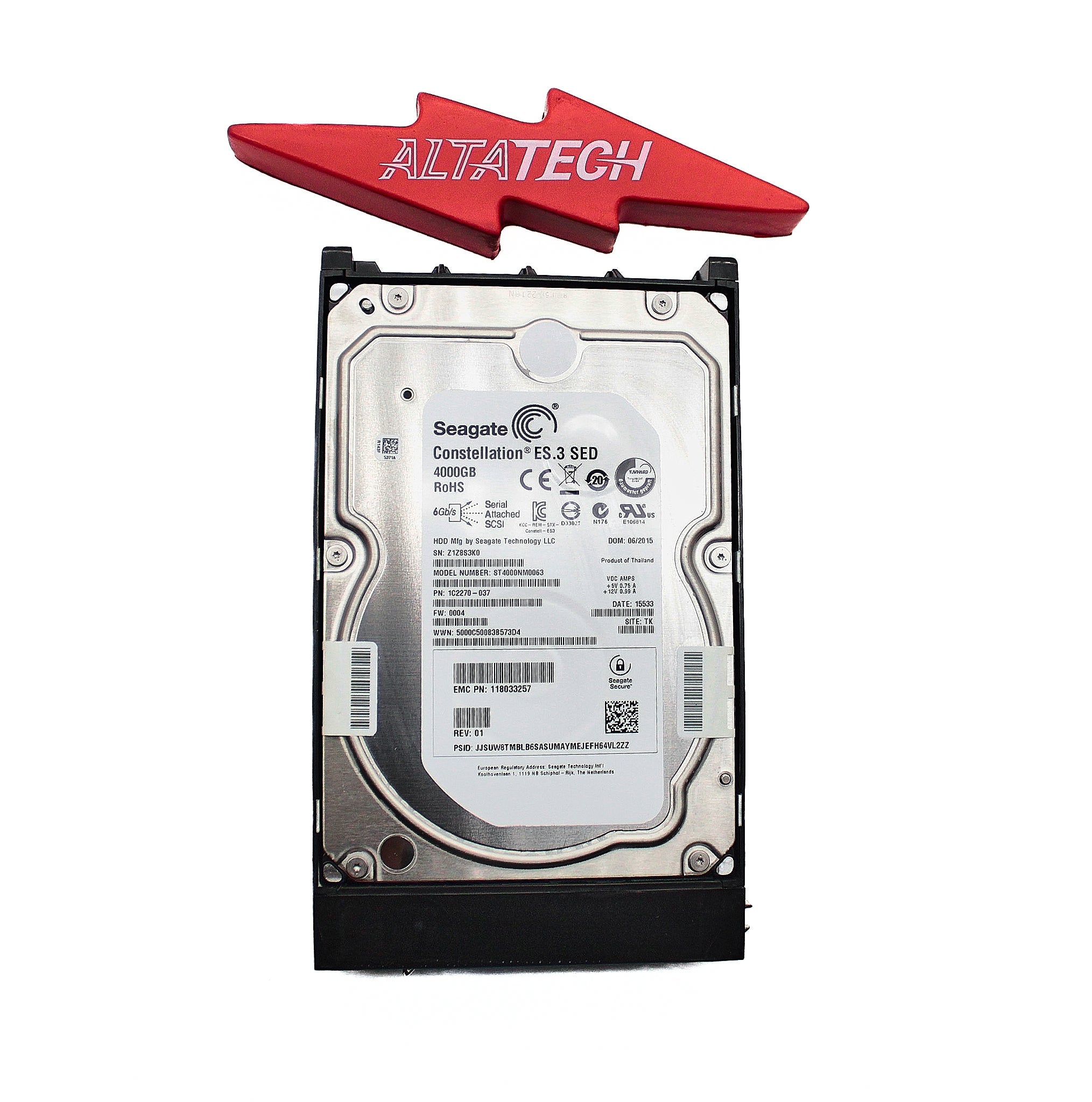 EMC ST4000NM0063-ISILON 4GB 7.2K SAS 3.5 6G SED NL400