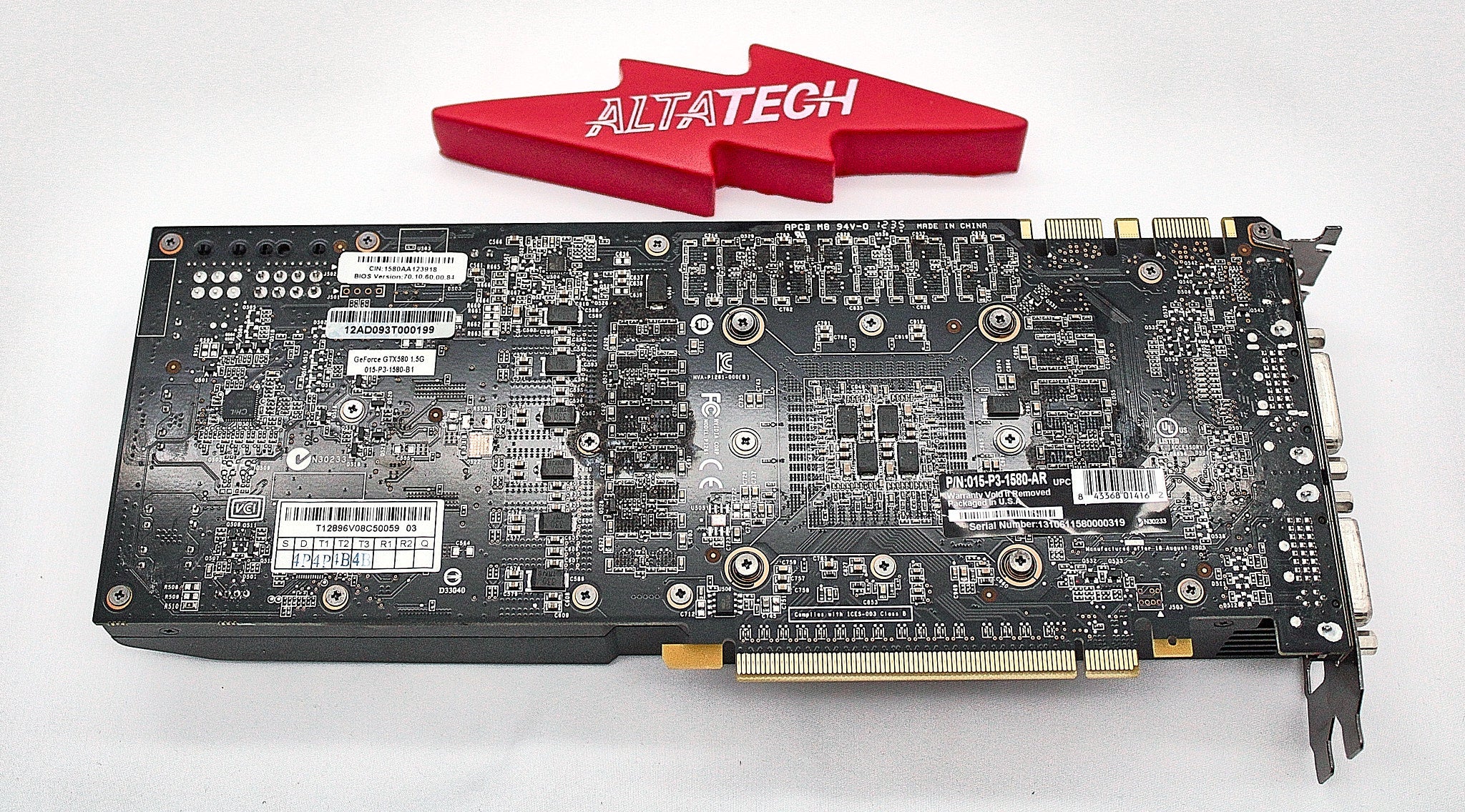 EVGA 015-P3-1580-AR NVIDIA GeForce GTX 580 1.5GB 2x l DVI-I,1x HDMI 1.