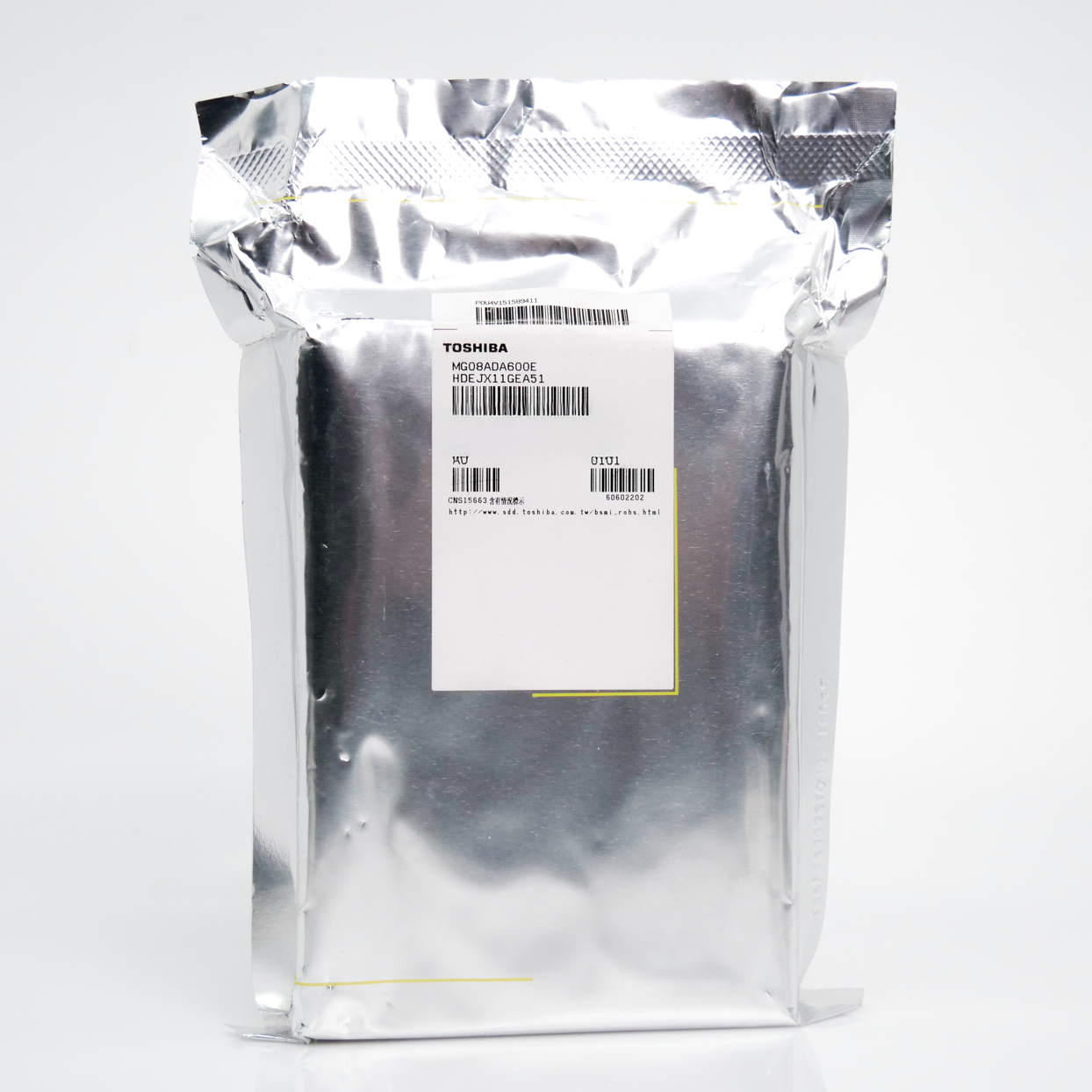 Toshiba MG08 MG08ADA600E 6TB 7.2K RPM SATA 6Gb/s 512e 3.5in Hard Drive