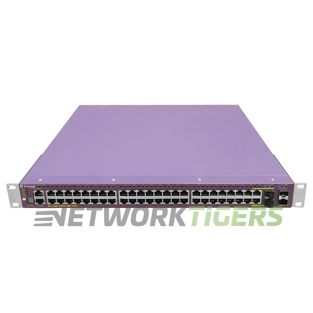 Extreme 16509 X440-48T-10G 48x 1GB RJ45 2x 1GB SFP 2x 10GB SFP+ Switch