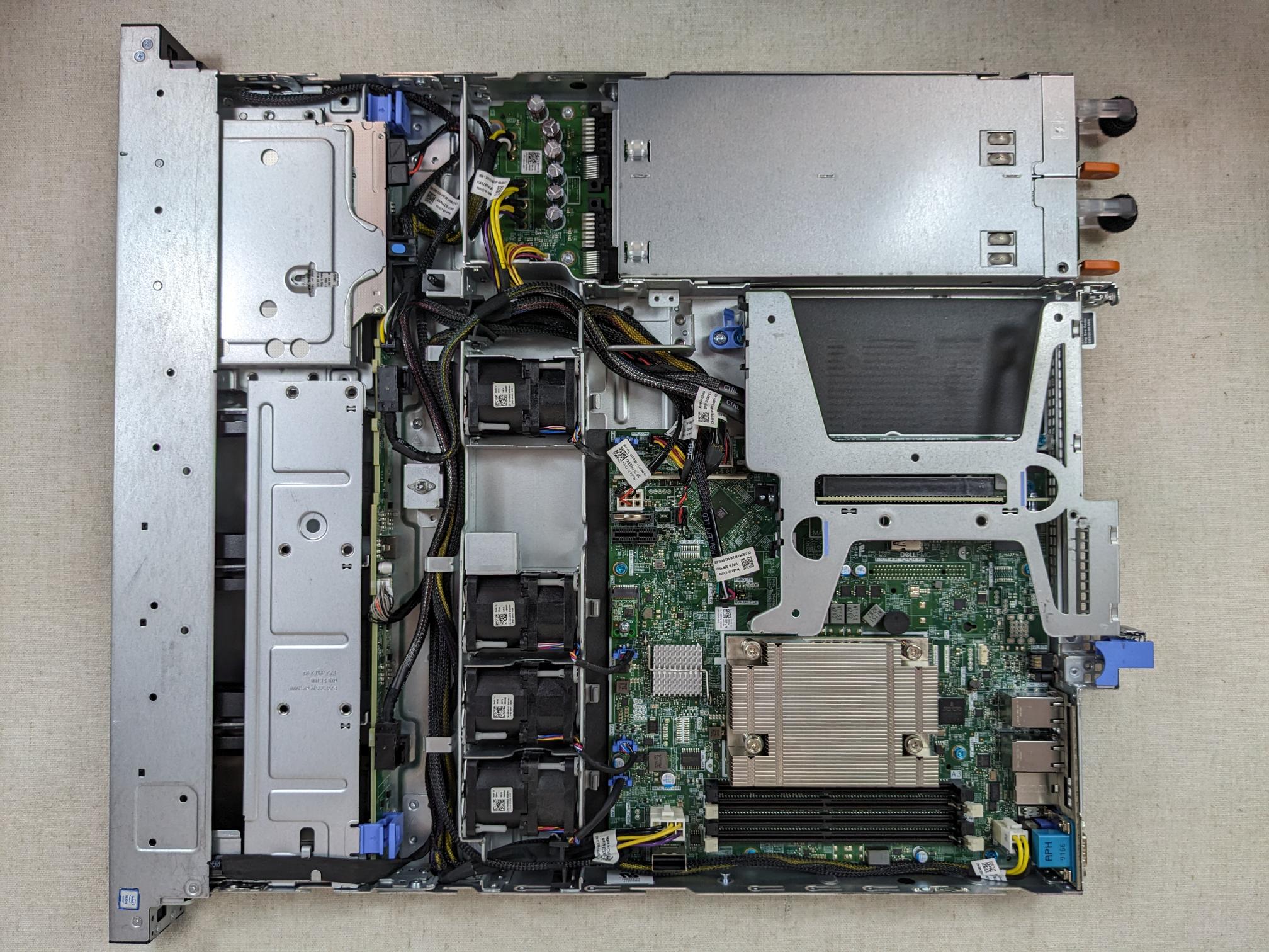 Dell PowerEdge R340 8x 2.5” 1U Server – 1x 4 Core E-2124 3.3GHz, 16GB, 2x 480GB