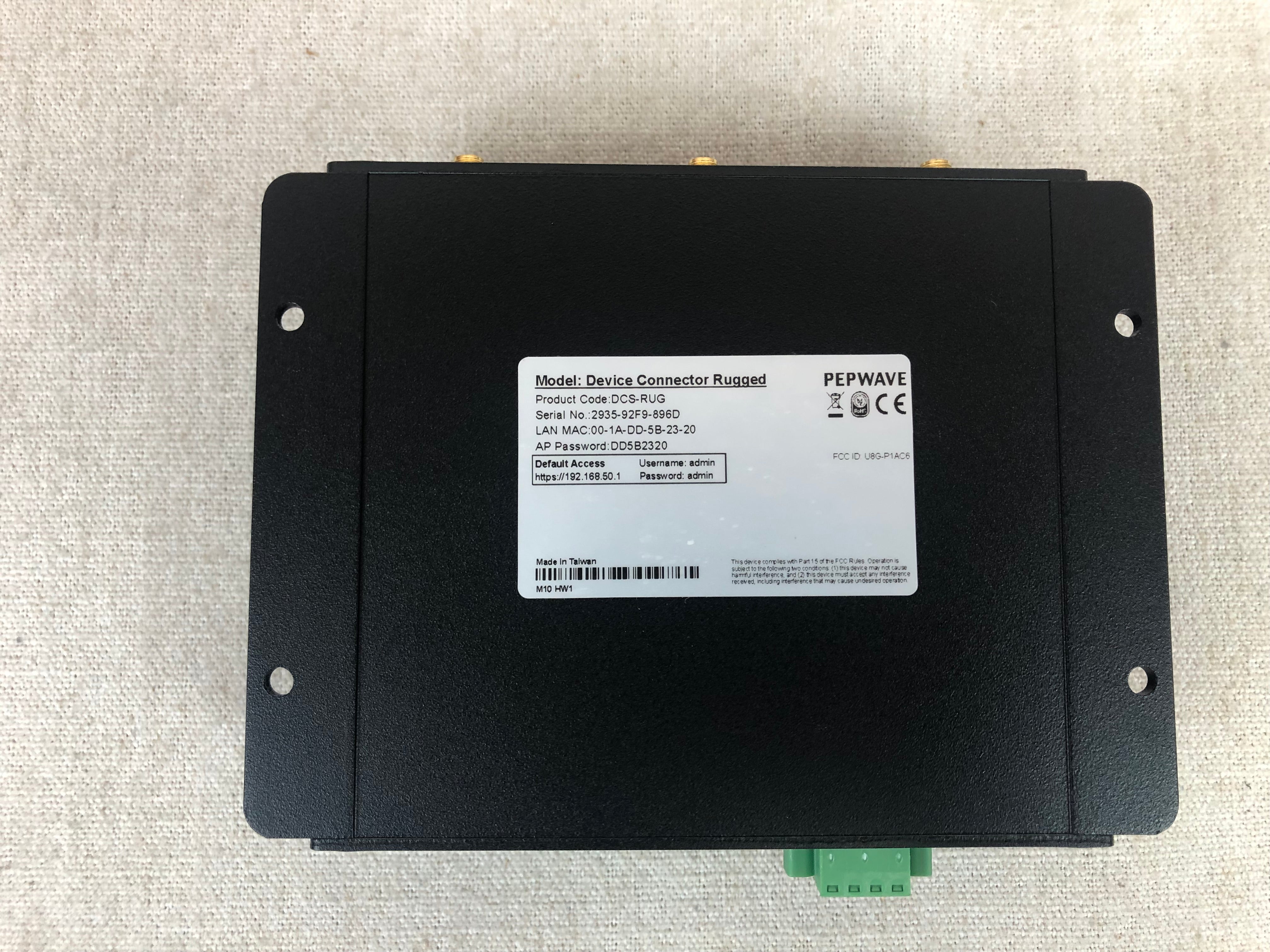 Peplink Pepwave DCS-RUG Device Connector Rugged, In Factory Box