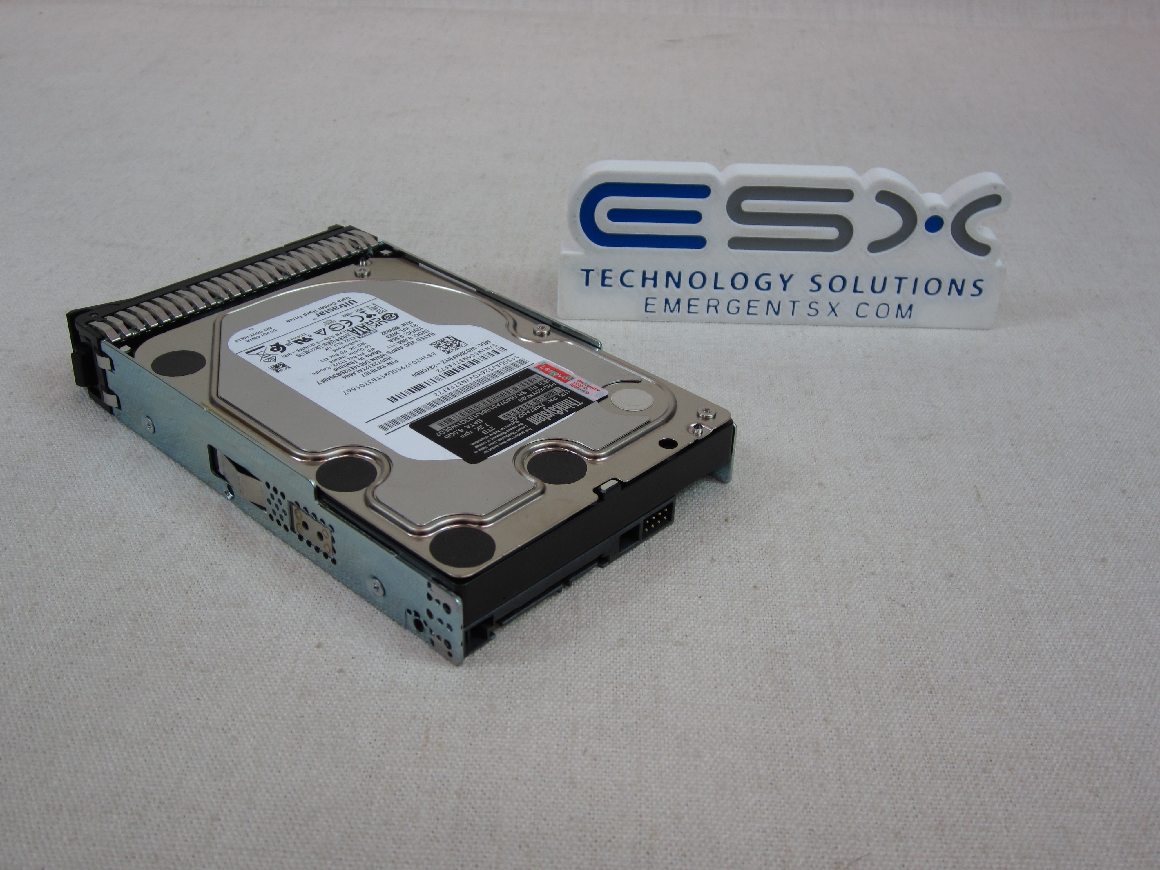 Lenovo 00YK039 2TB 7.2k 6Gb/s 3.5" SATA 512n Hard Drive 7XB7A00050