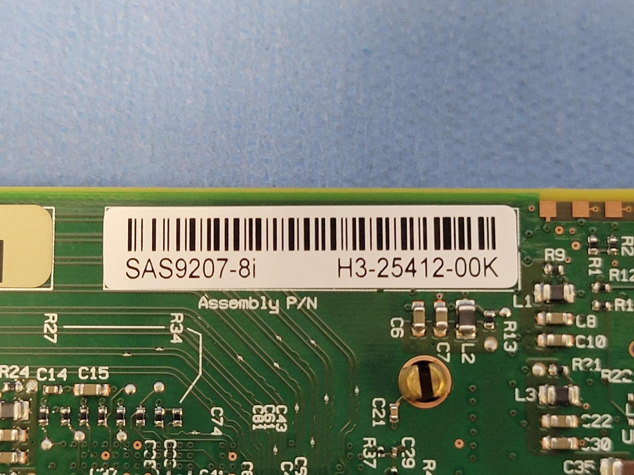 LSI Logic SAS9207-8i RAID Controller - SAS SATA PCIe Host Bus Adapter