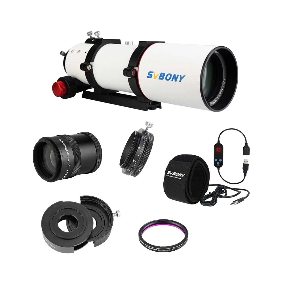 SV550 80 APO Triplet Apochromatic Telescope Set for Deep Space Vision & Photography