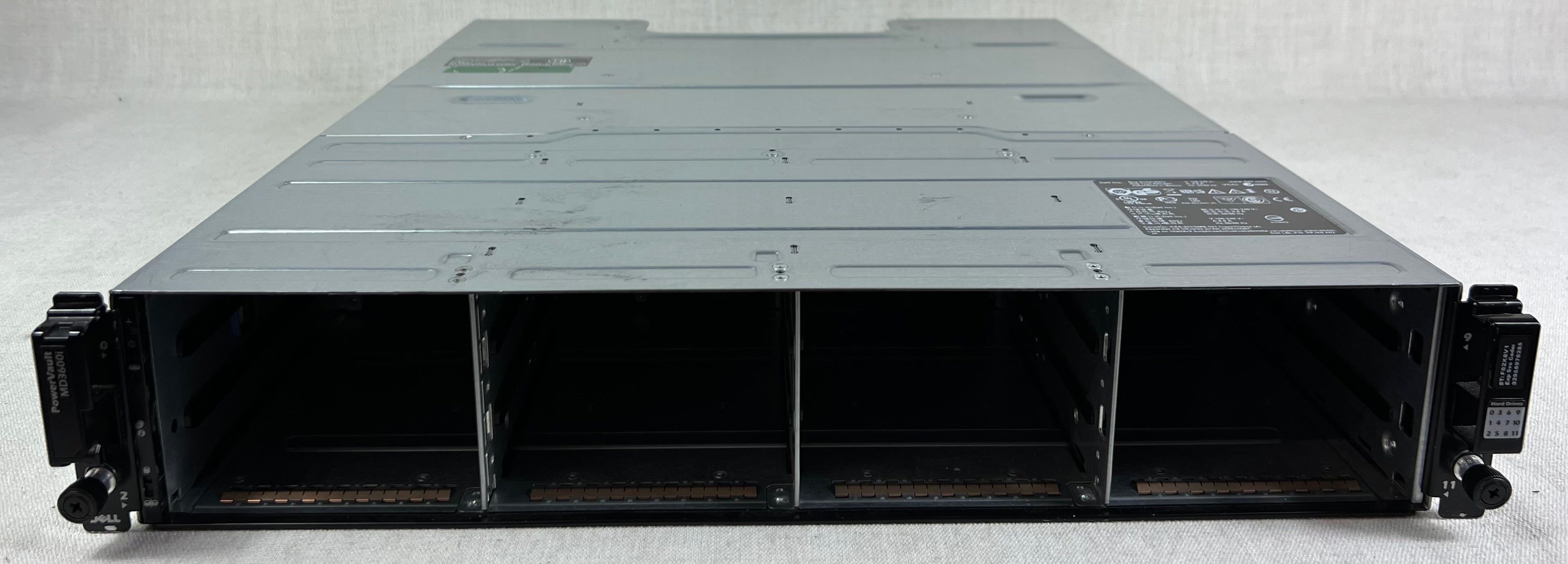 Dell PowerVault MD3600i 2U 10GbE iSCSI Storage Array 12x 6TB 72TB