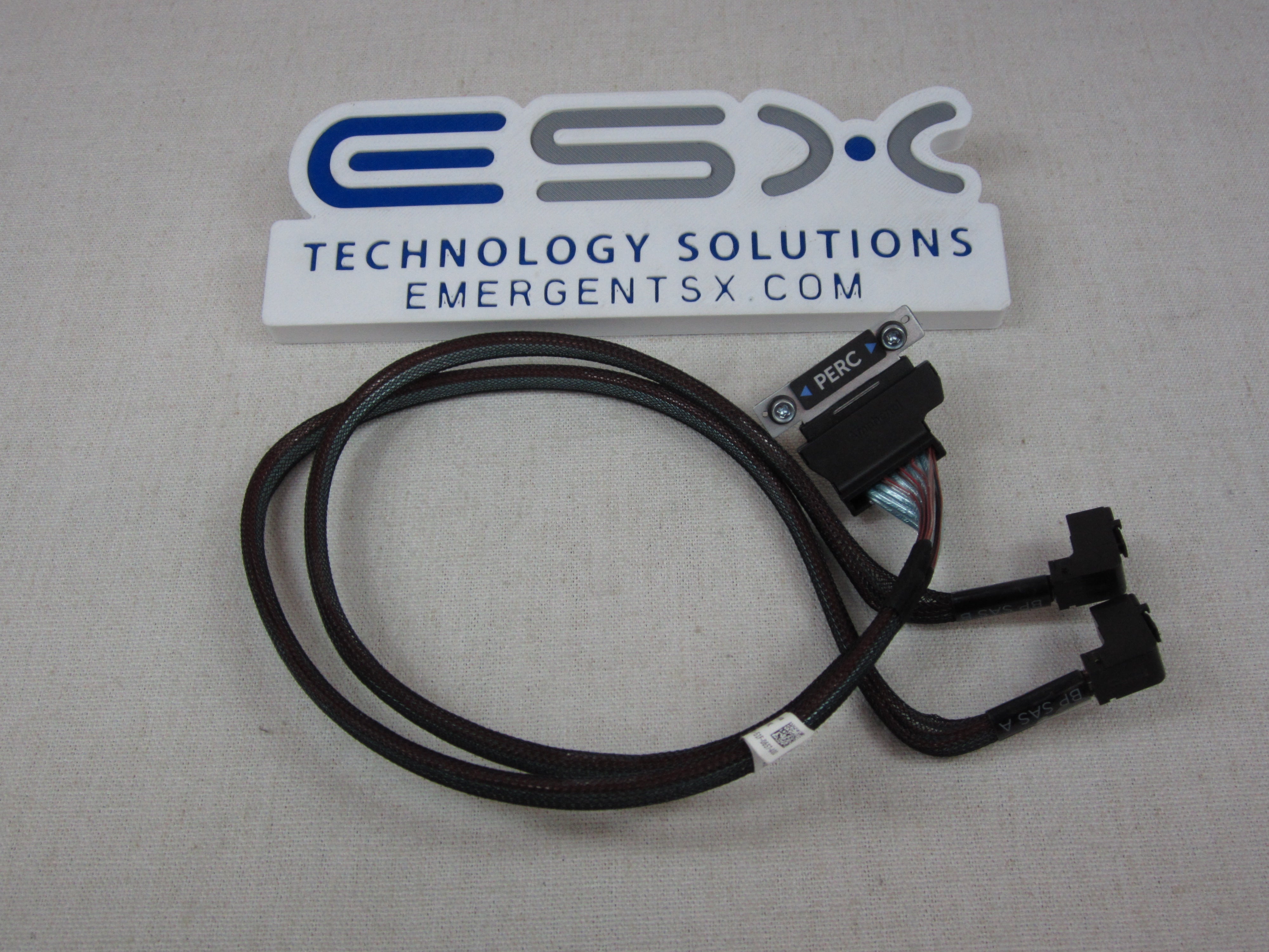 Dell F037K Dual Mini SAS PERC Cable for PowerEdge R730