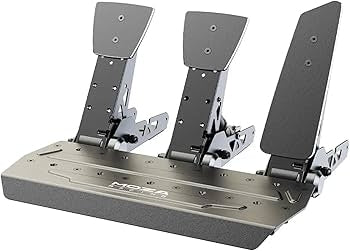 MOZA SR-P Pedals Set of Brake, Throttle and Clutch Pedal Load Cell Sim