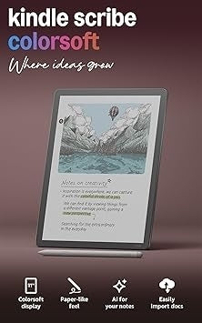 Amazon Kindle Scribe Colorsoft 64GB (newest model) — 11” paper-like co