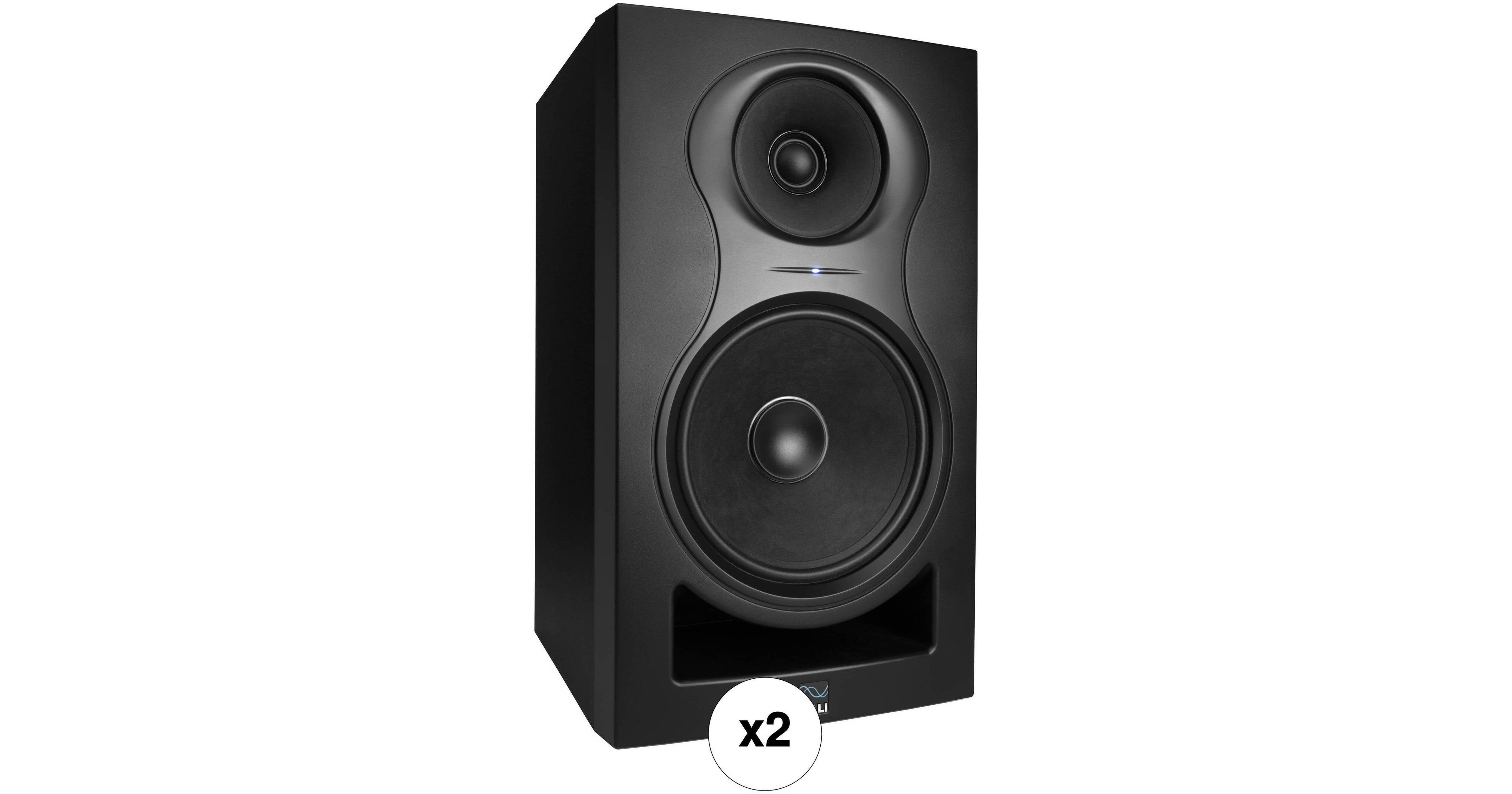 Kali Audio IN-8 V2 3-Way Coincident Studio Monitor (Black, Pair
