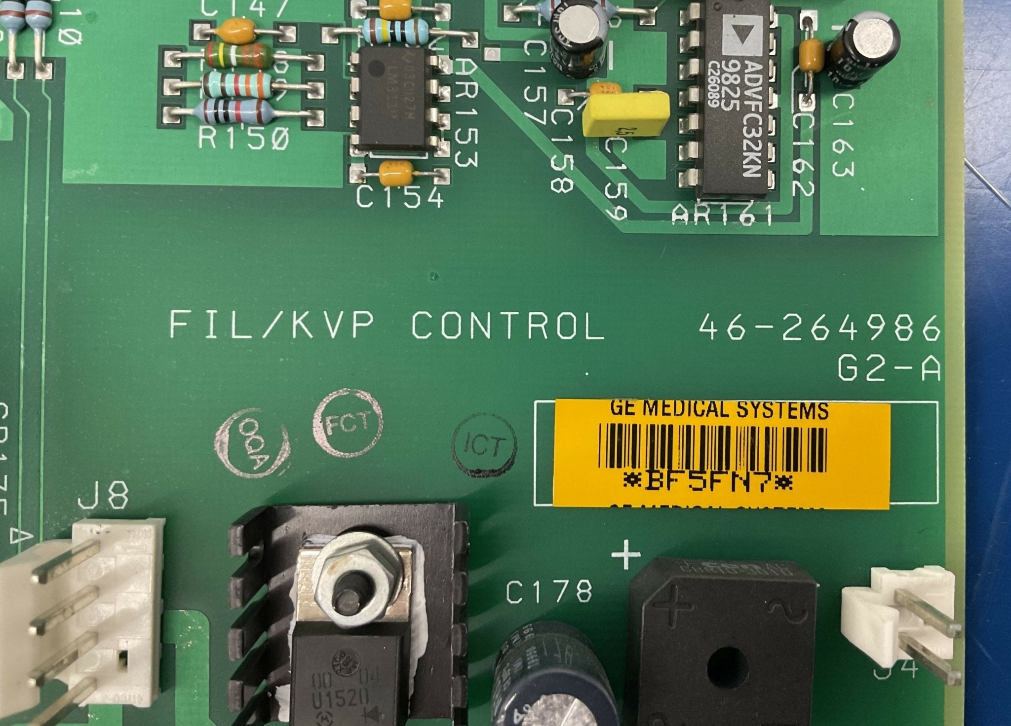 FIL/KVP CONTROL BOARD (46-264986 G2-A GE
