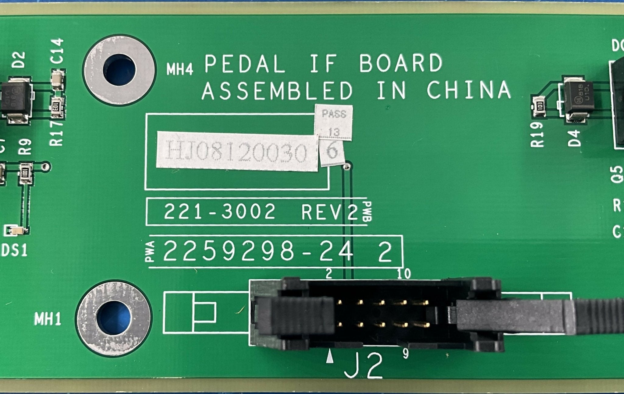 Film Changer Silhouette I/F Pedal Board (2259298-24 REV 2) GE