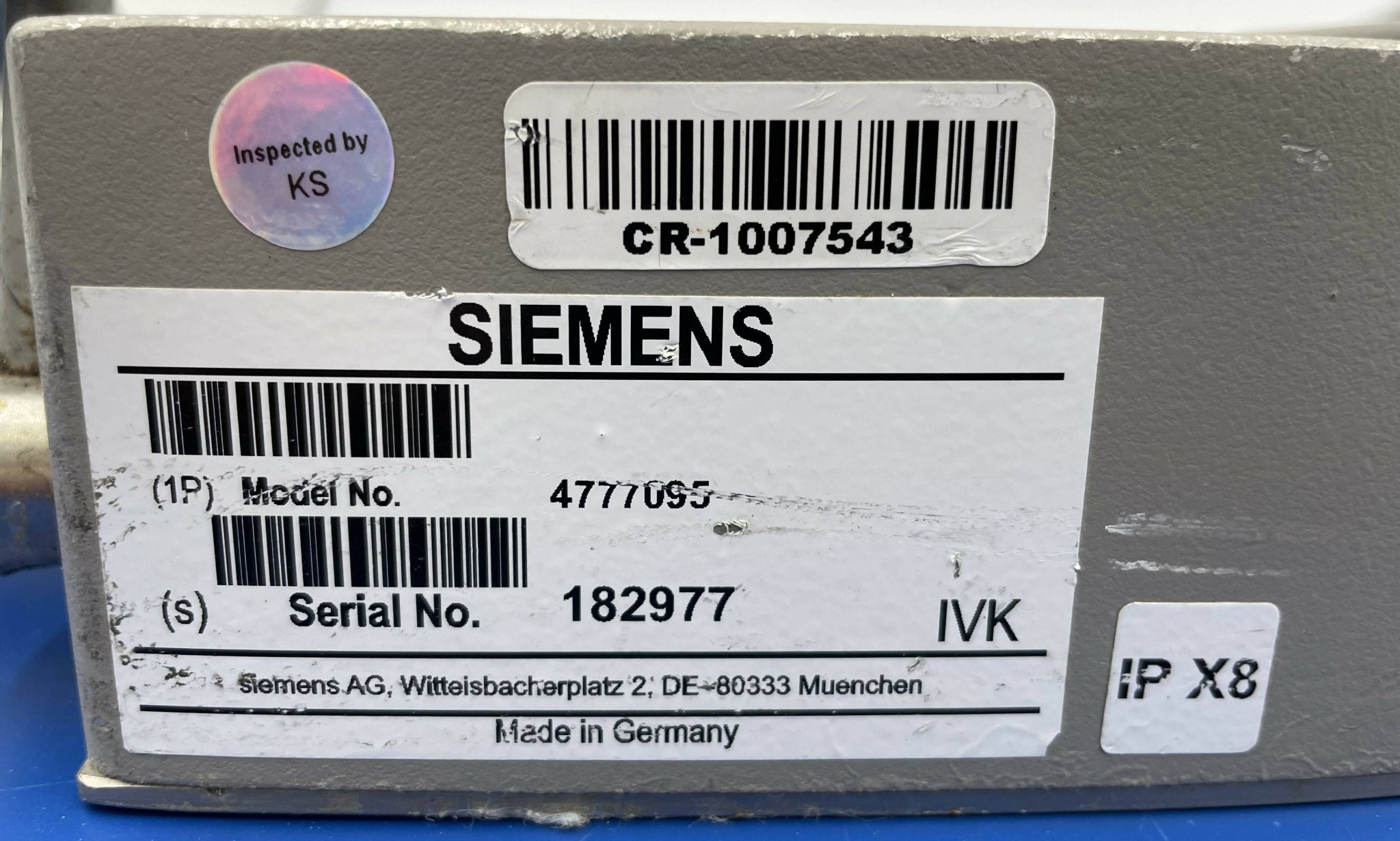FOOT SWITCH MONOPLANE (04777095/4777095) SIEMENS