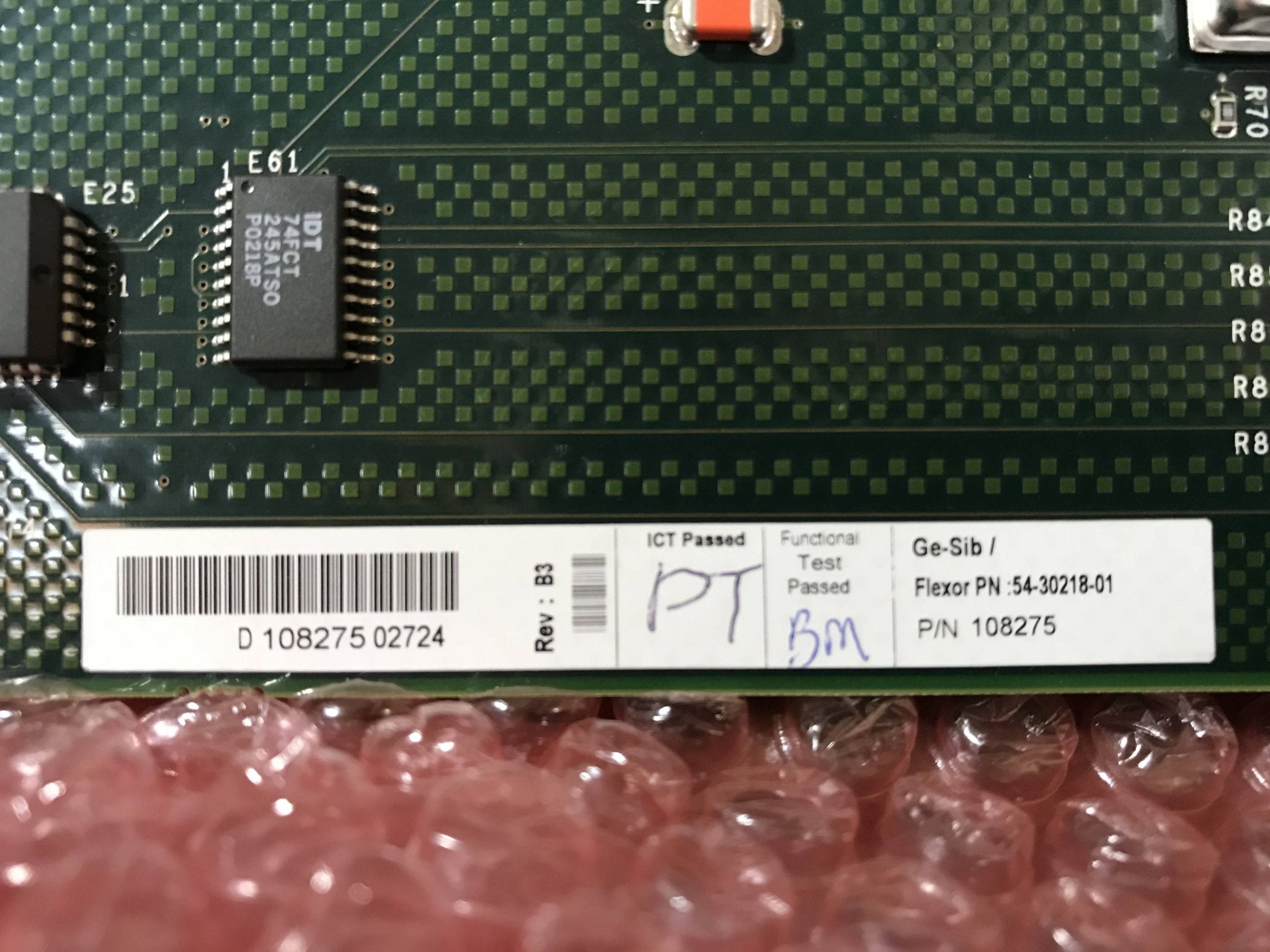 Force/ Flexor Board (54-30218-01/108275) GE