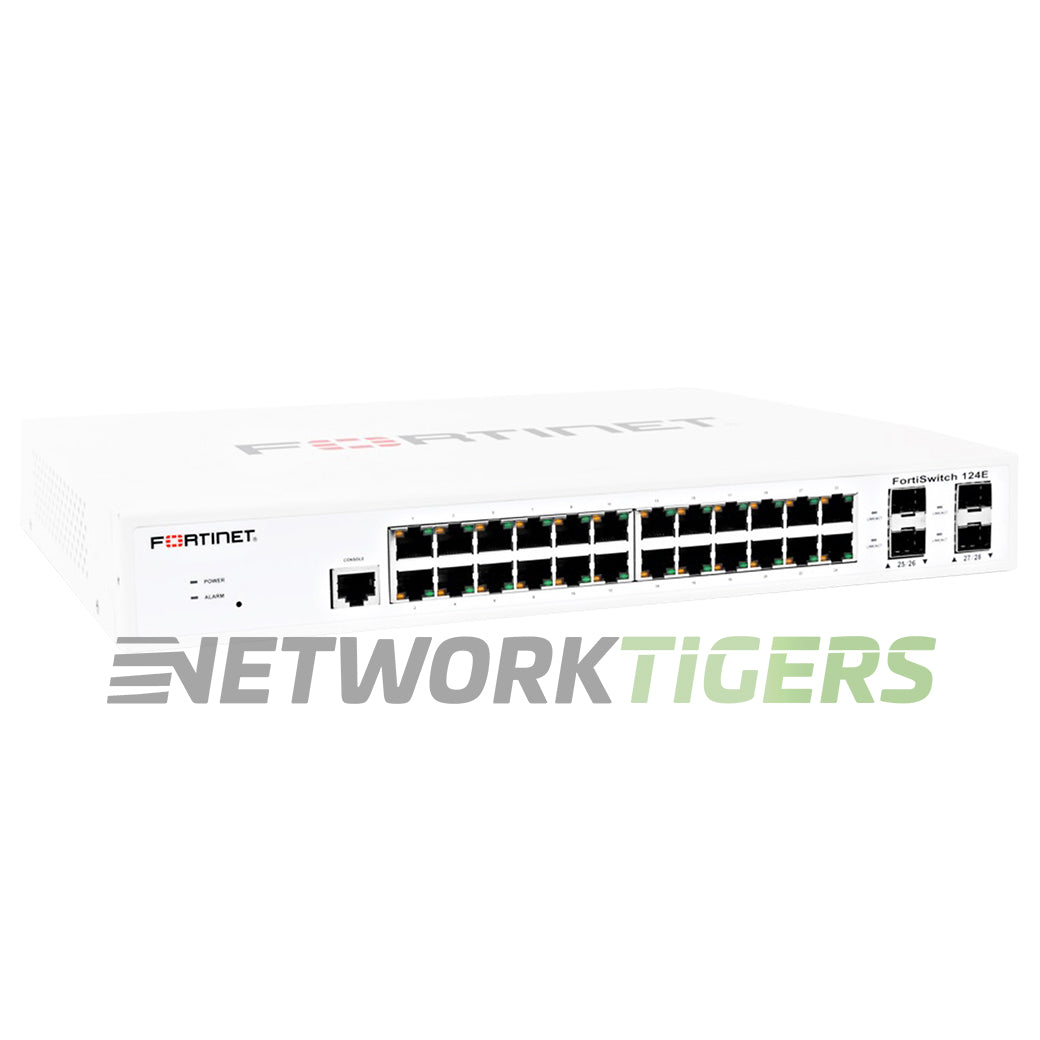 NEW Fortinet FS-124E 24x 1GB RJ45 4x 1GB SFP Local Management Only Switch