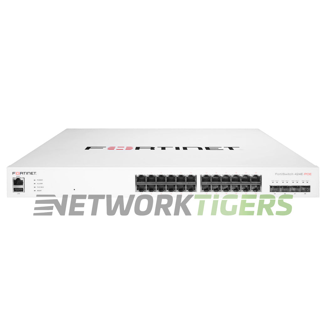 Fortinet FS-424E-POE 400 Campus 24x 1GB RJ45 (12x PoE+) 4x 10GB SFP+ Switch