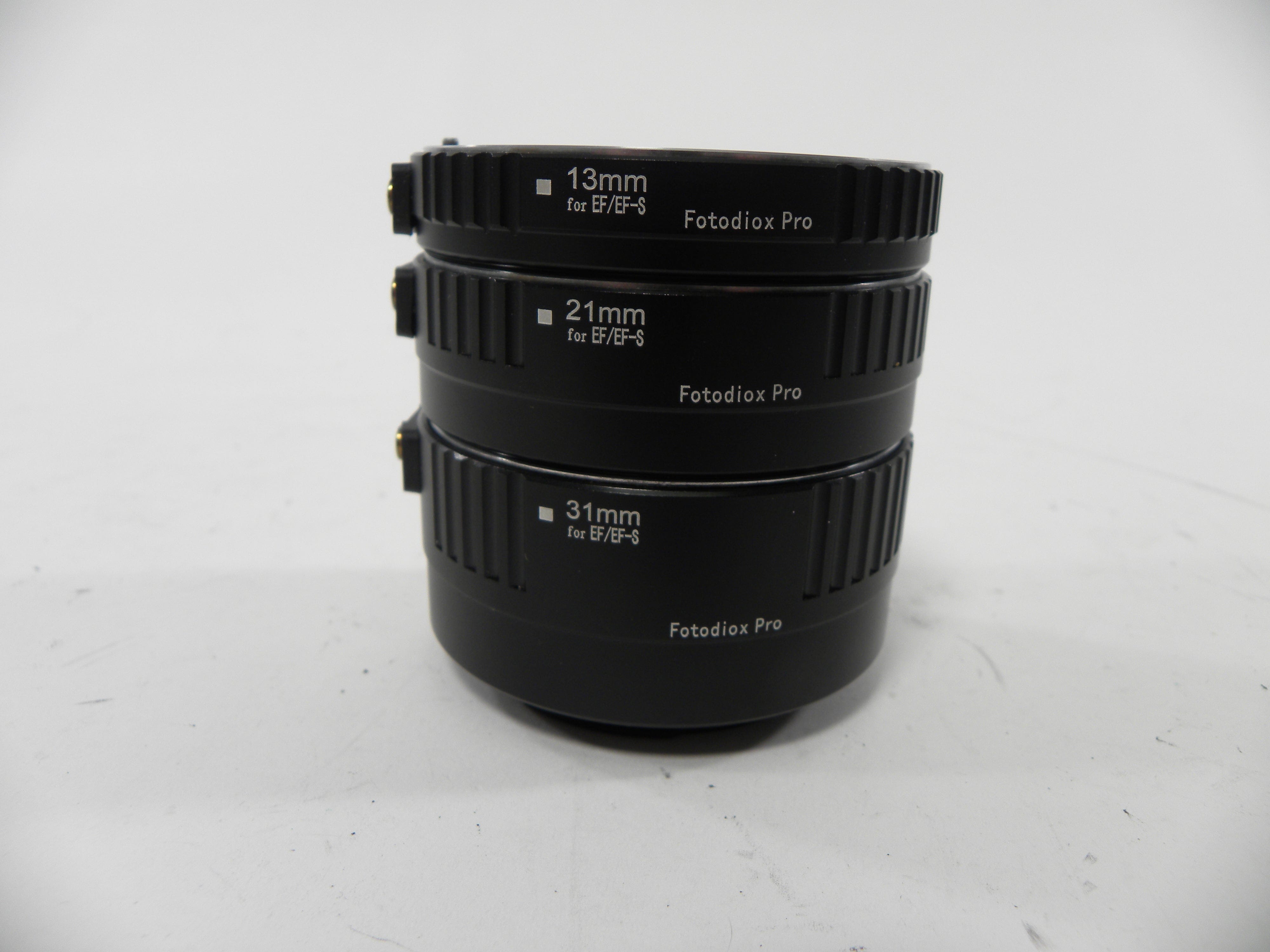 Fotodiox Pro Extension Tube Set for Canon EF 13mm, 21mm, 31mm