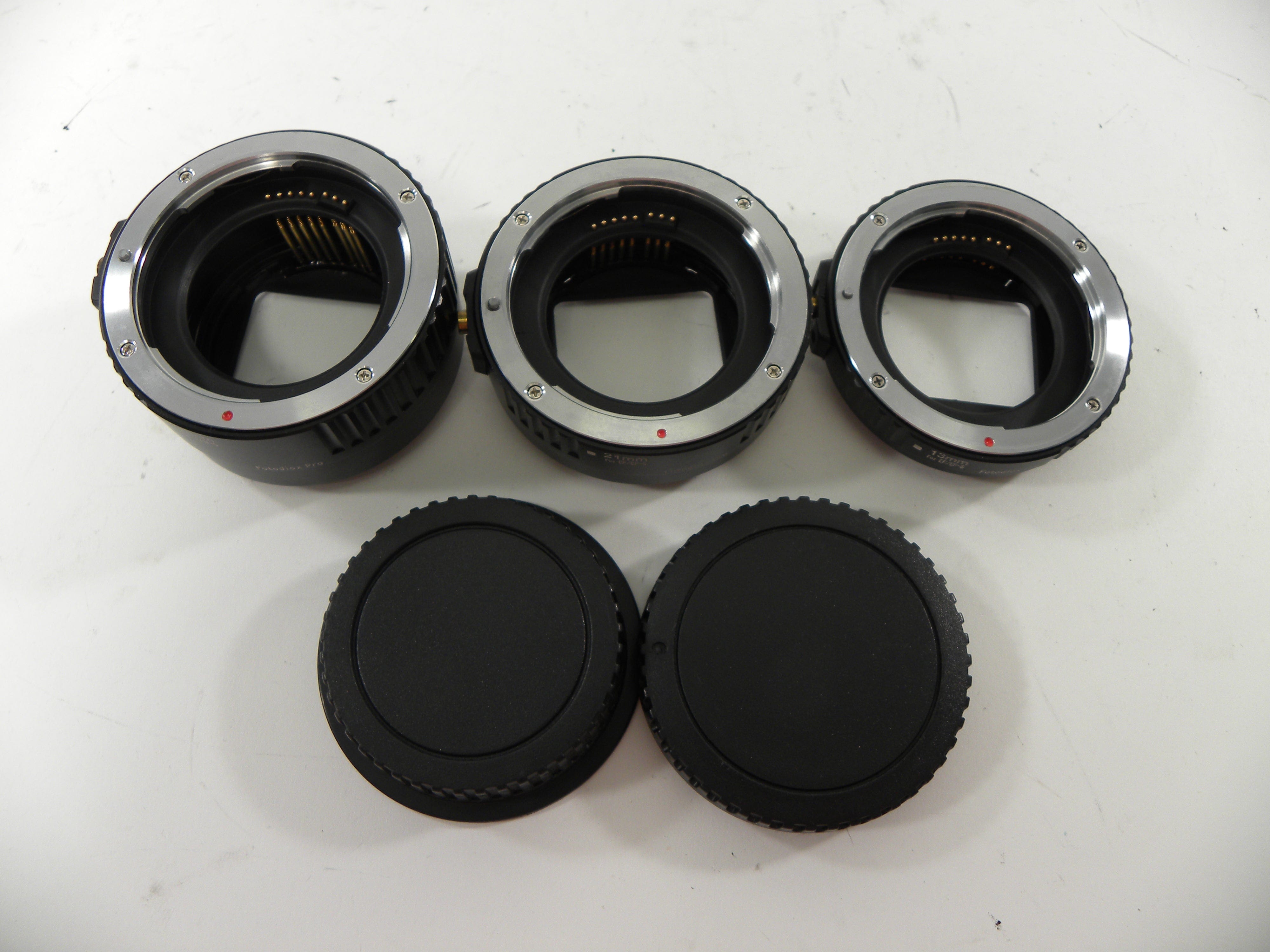 Fotodiox Pro Extension Tube Set for Canon EF 13mm, 21mm, 31mm
