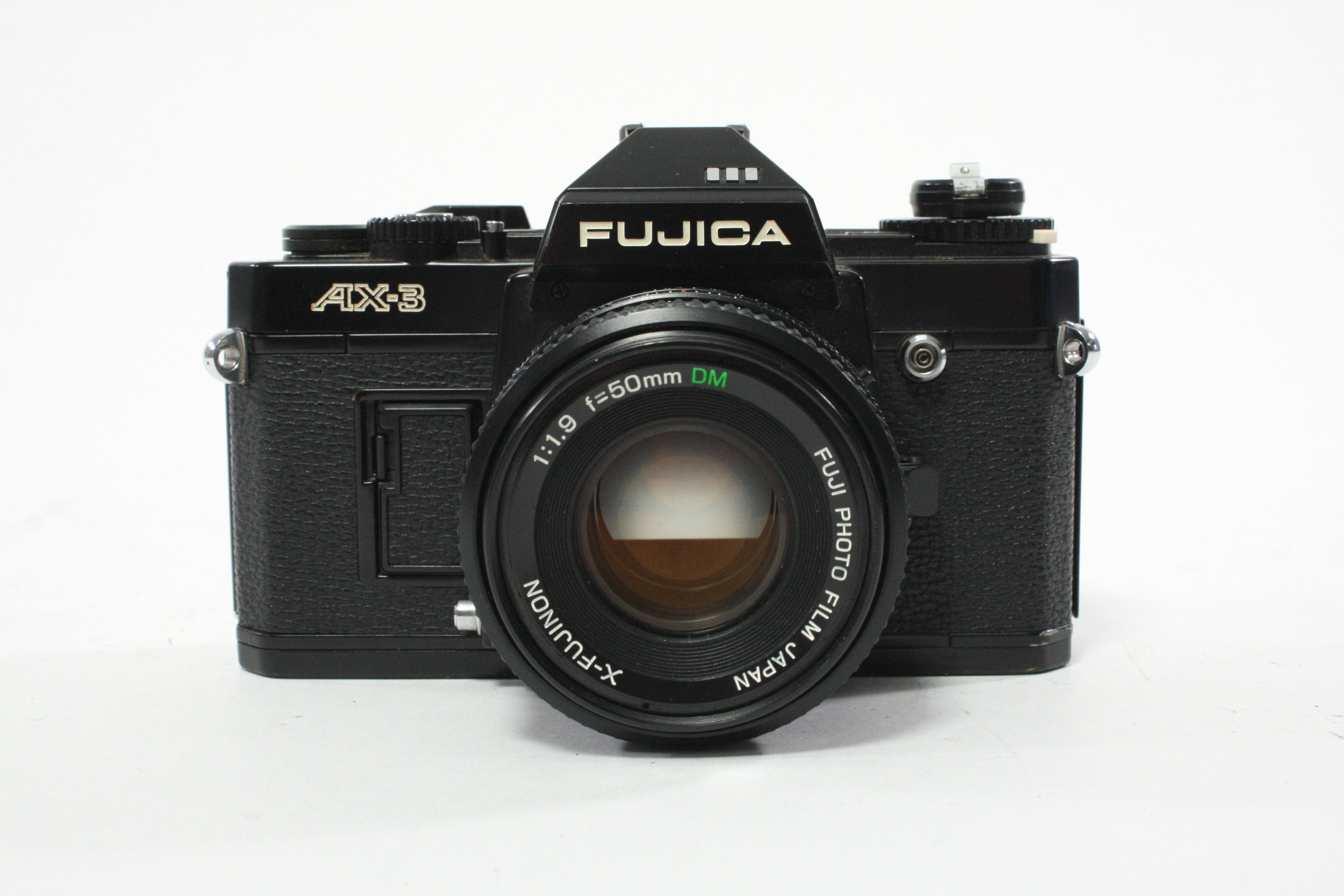 Fujica AX-3 35mm SLR Camera with X-Fujinon 50mm f/1.9 Lens