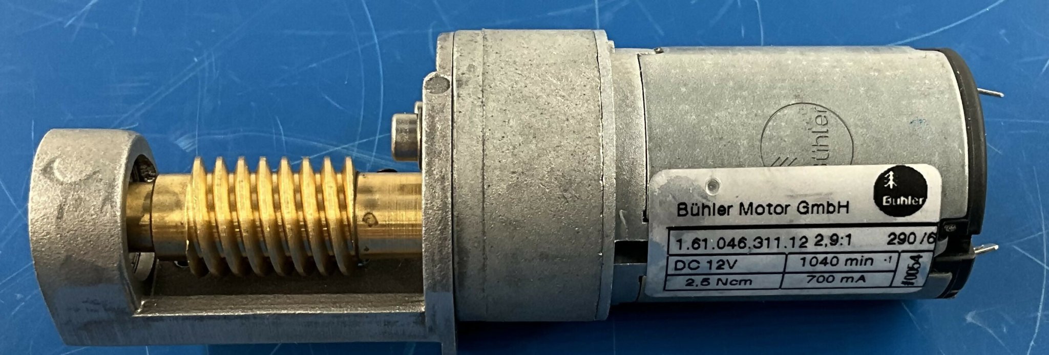 Geared Motor (29:1) & Worm Screw NEW (45296141) GE