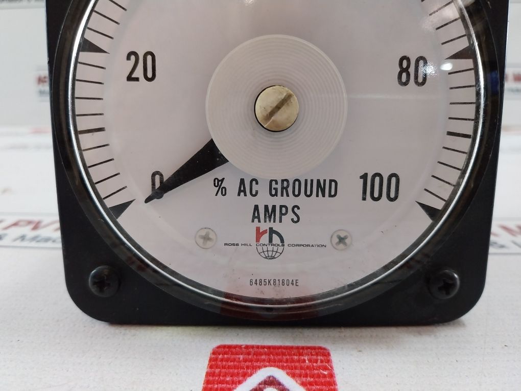 General Electric DB40 DC Ammeter: Accurate Industrial Current Measurement Device