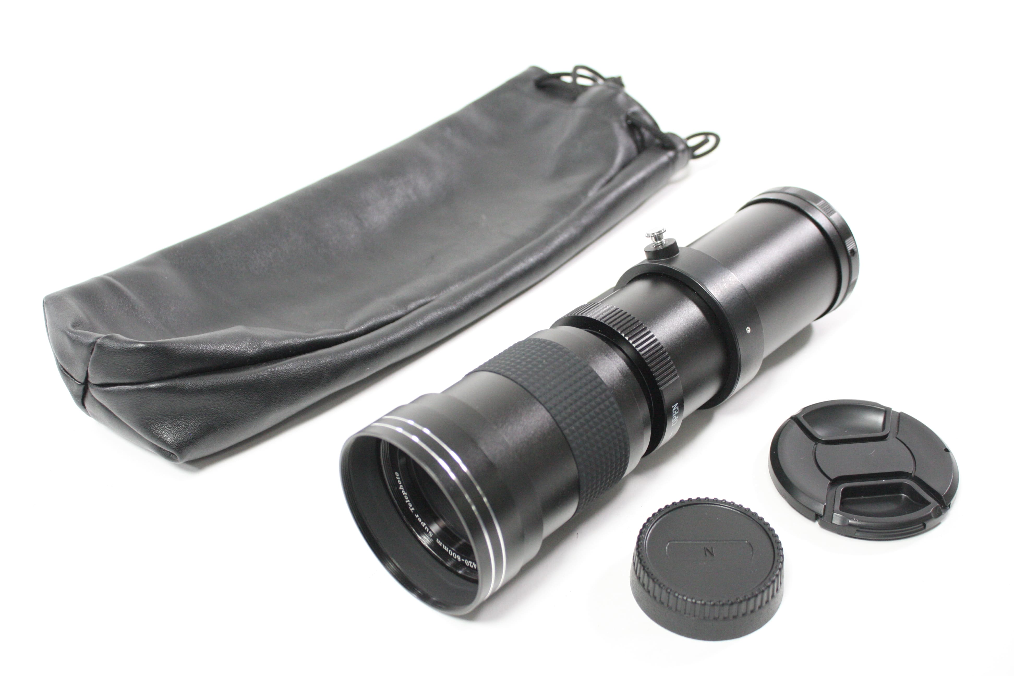 Generic 420-800mm f/8.3-16 Super Telephoto Lens for Nikon F Mount