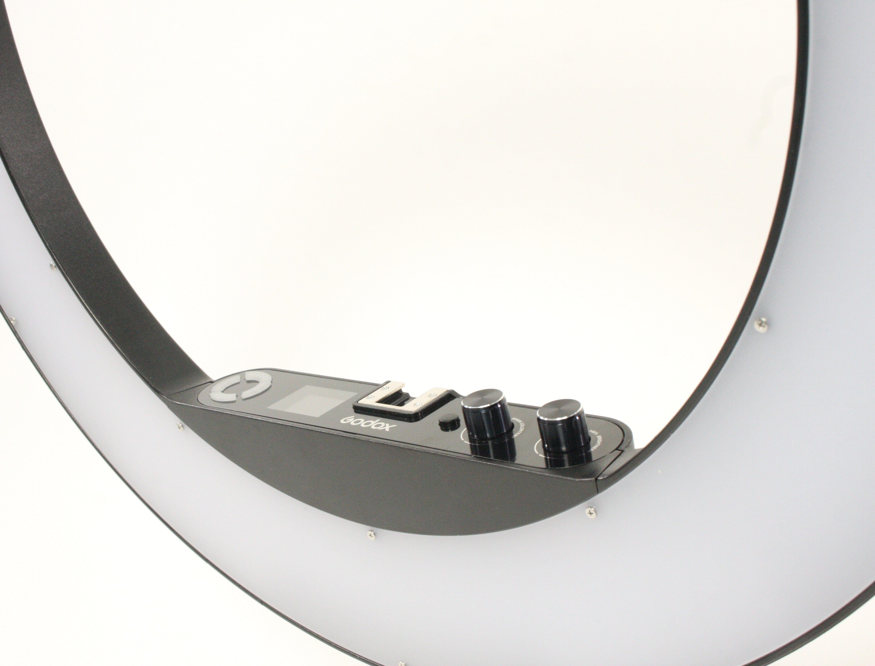GODOX LR160 LED Ring Light.  (with Accessories)