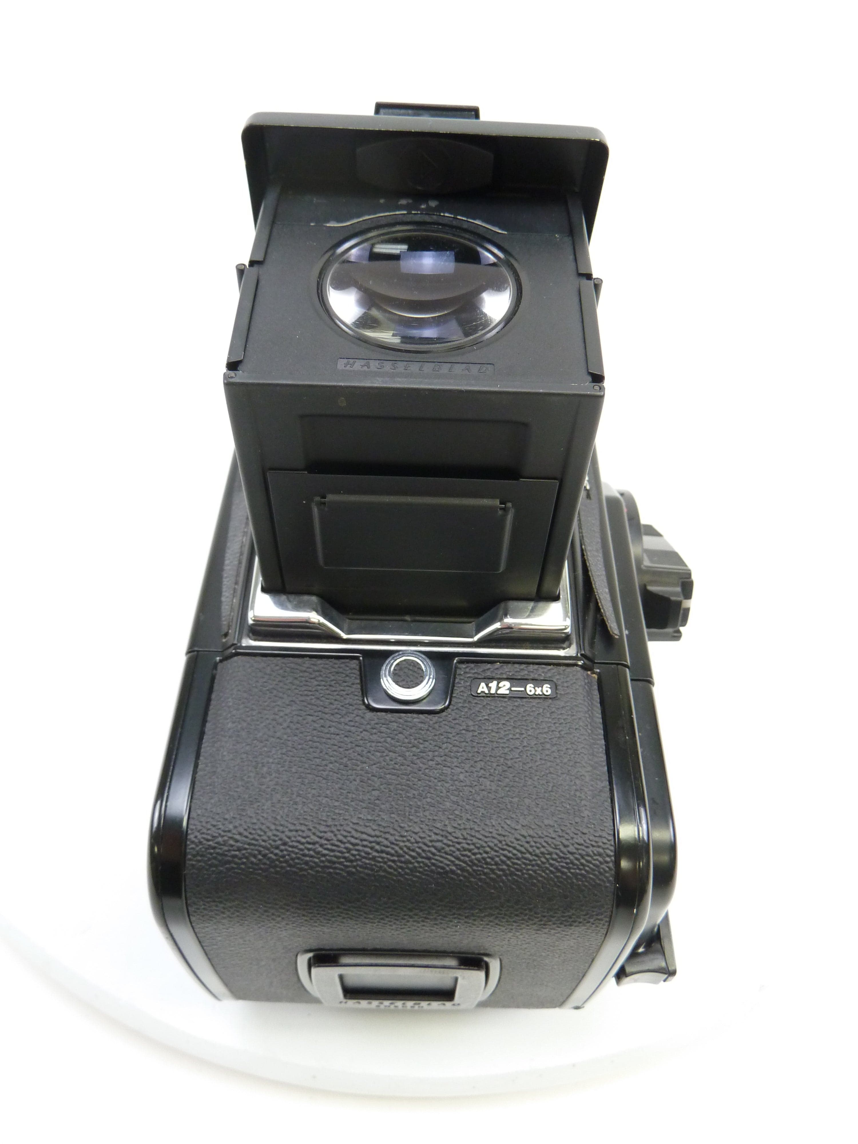 Hasselblad 501C Black Camera Outfit with 80MM f2.8 C T*, 120 Back, and Waist Level Finder