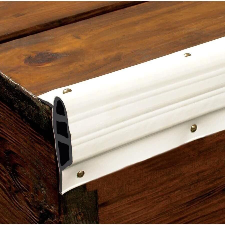 Taylor Made Products 46098 Taylor Heavy Duty Double Molded Edge Gard White
