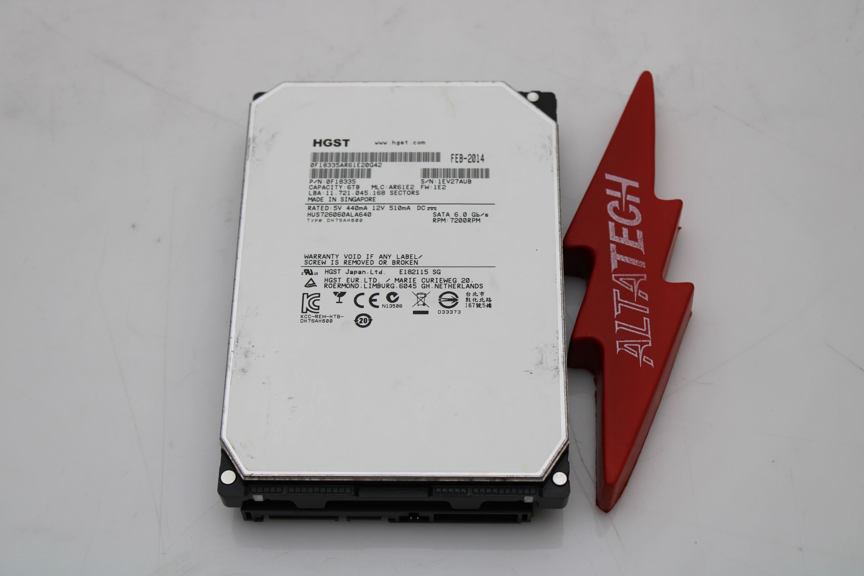 Hitachi HUS726060ALA640 6TB 7.2K SATA 3.5 6G HDD