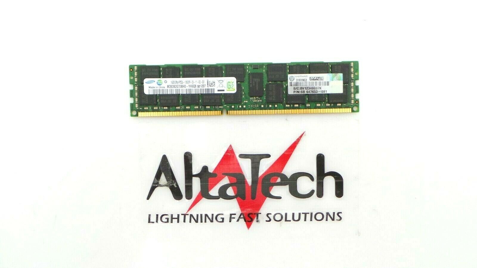 HP 647653-081 16GB PC3L-10600R 2Rx4 ECC
