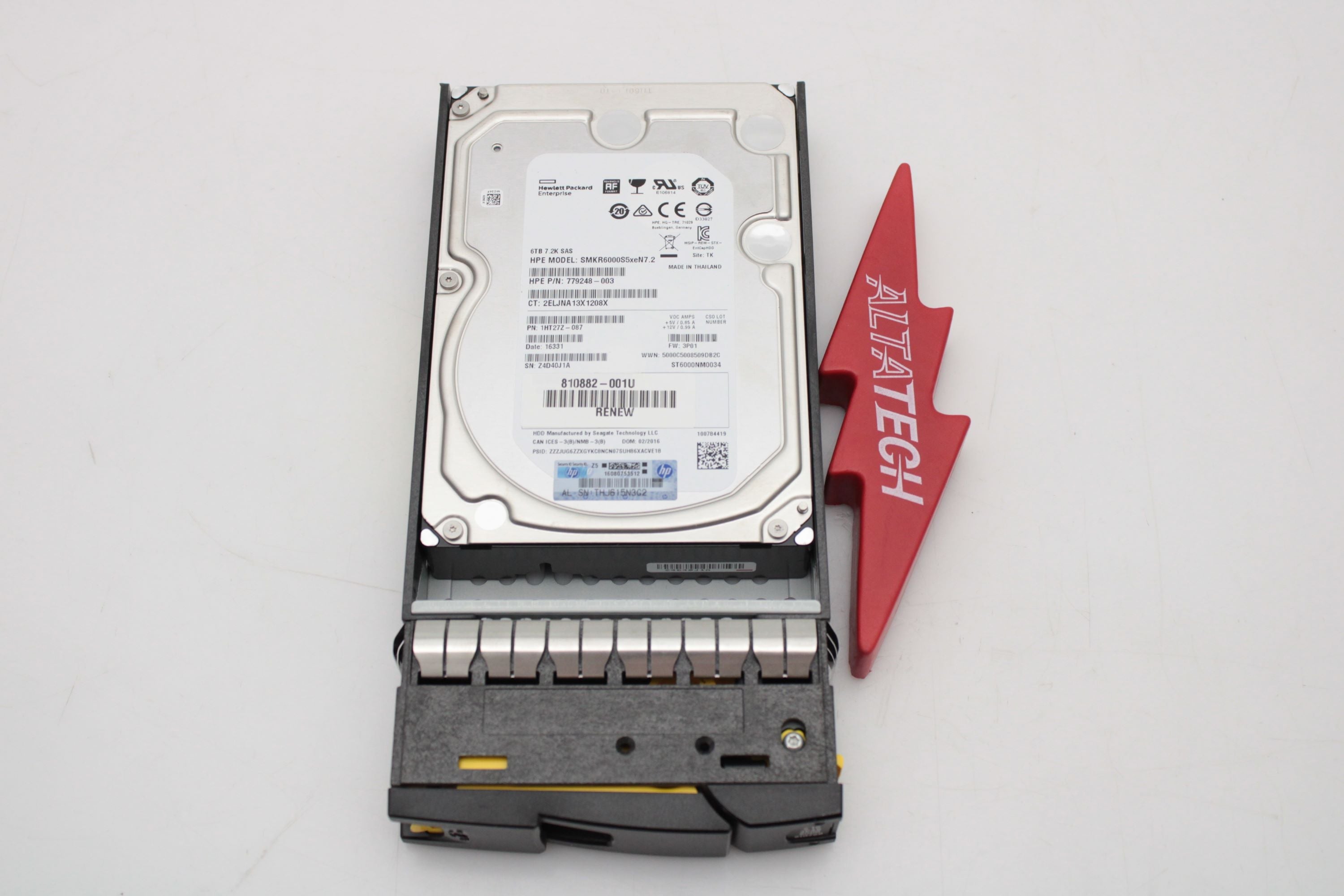HP 810768-001 6TB 12G 7.2K LFF SAS HDD (3PAR)