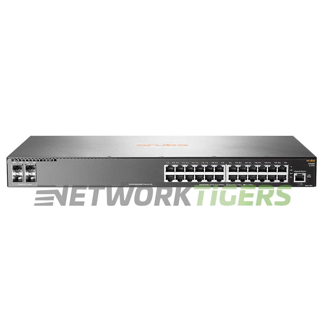 NEW HPE Aruba JL253A 2930F Series 24x 1GB RJ45 4x 10GB SFP+ Switch
