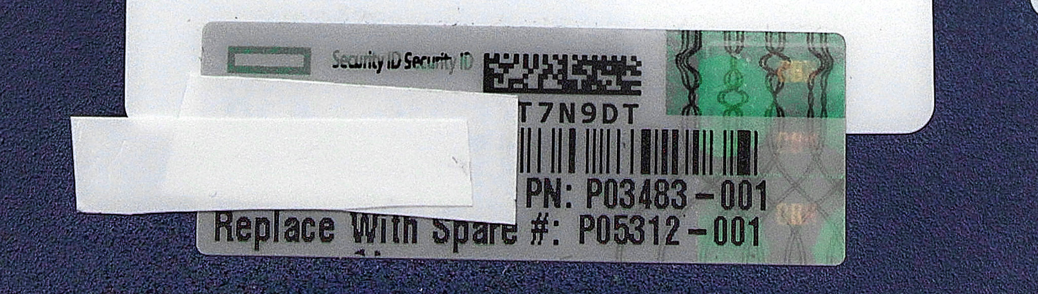 HP P05312-001 480GB 6G 2.5 SFF SATA RI SC SSD