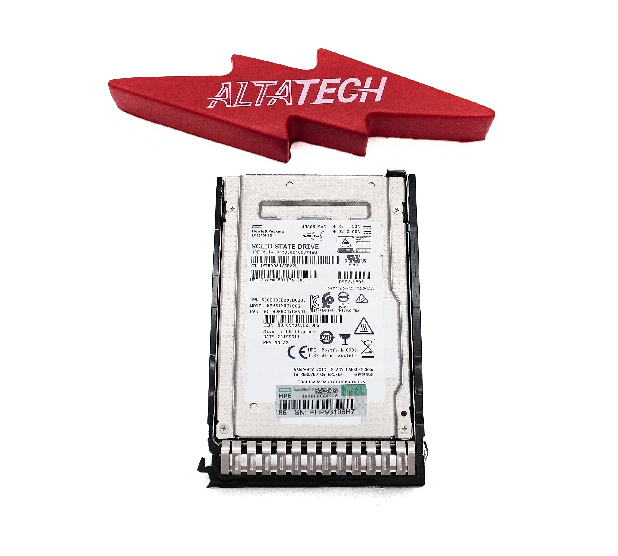 HP P06576-001 400GB SAS MU SFF SC DS SSD HDD