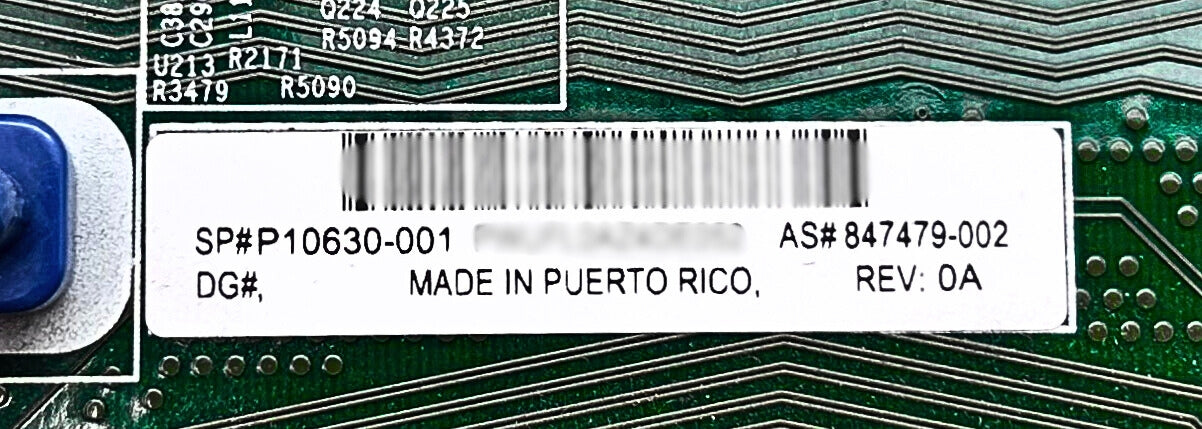 HP P10630-001 DL360 Gen10 System Board