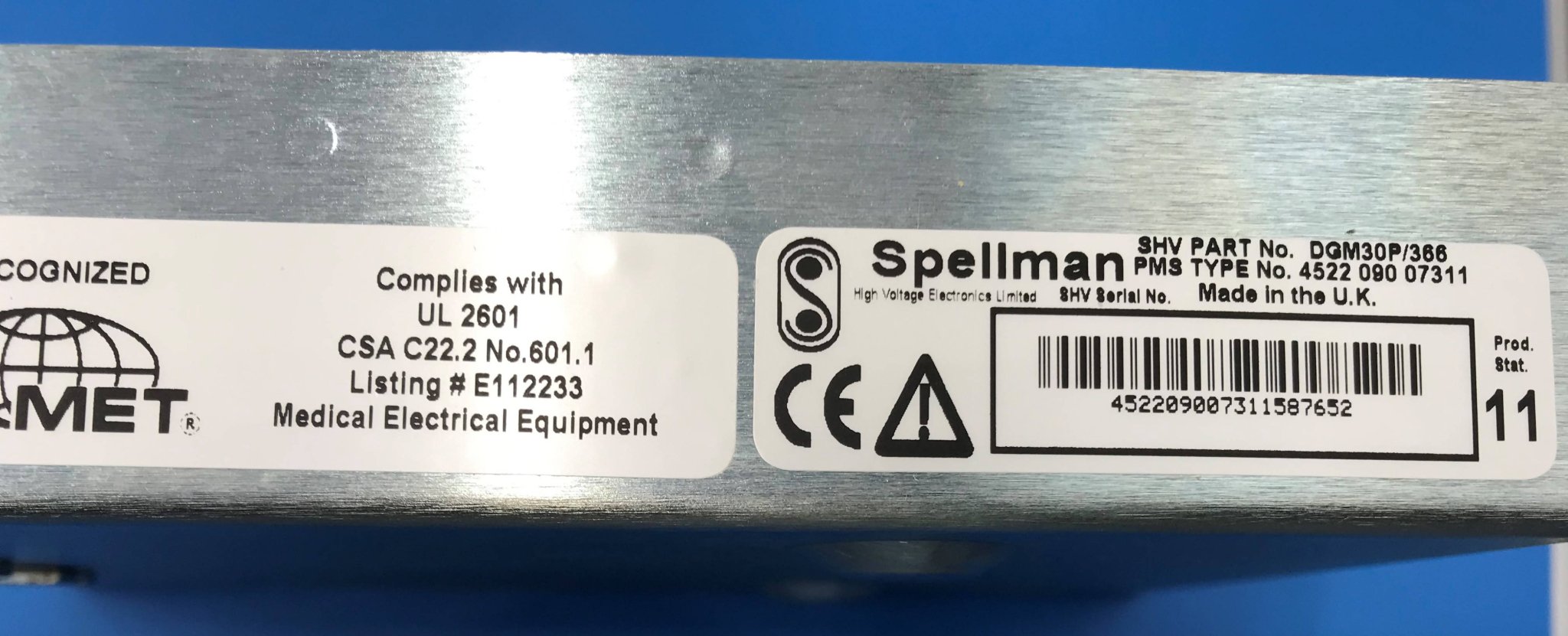 HV II Power Supply (9896 010 23421/4522 090 07311 Philips