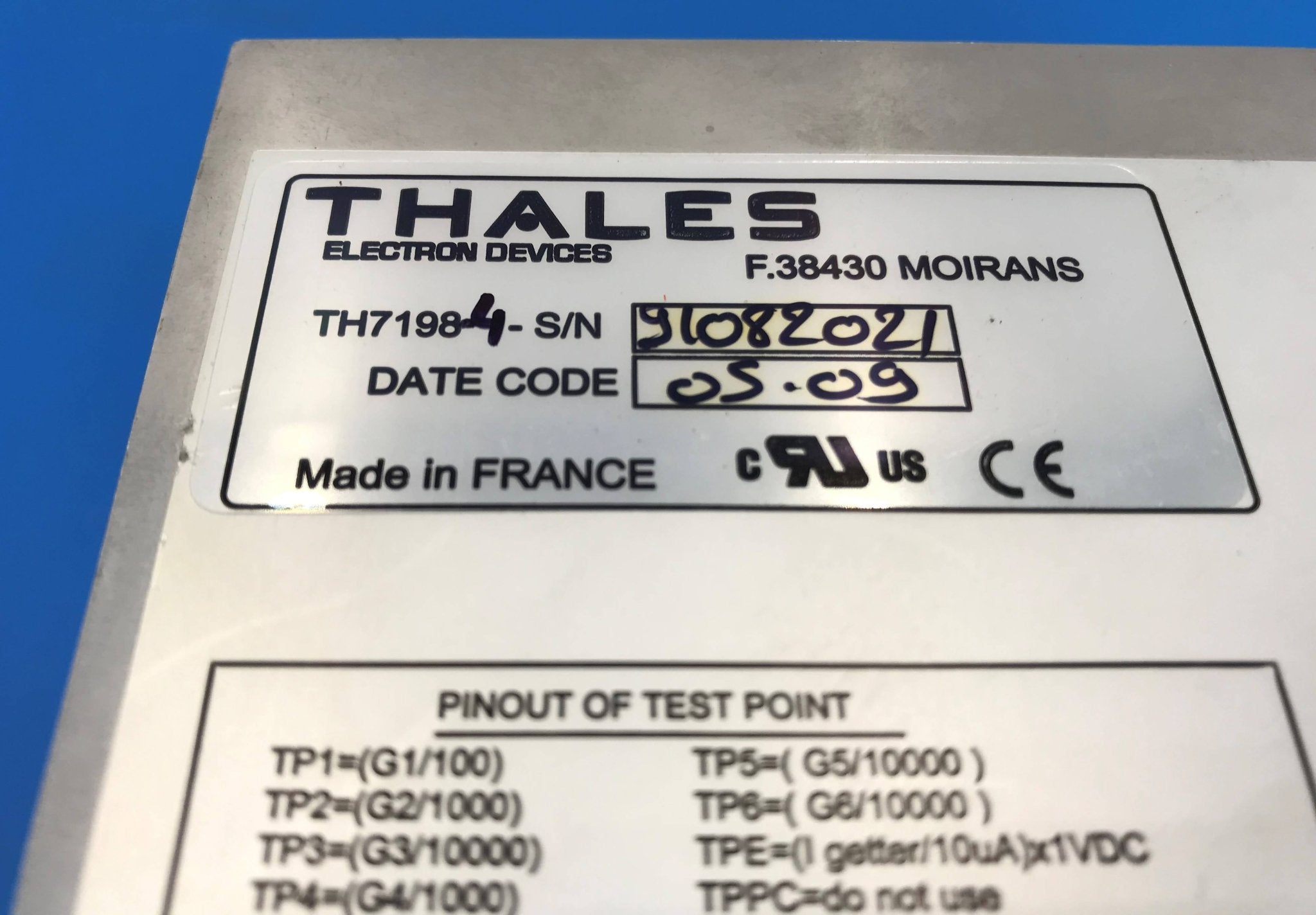 HV II POWER SUPPLY (TH7198-4 Thales