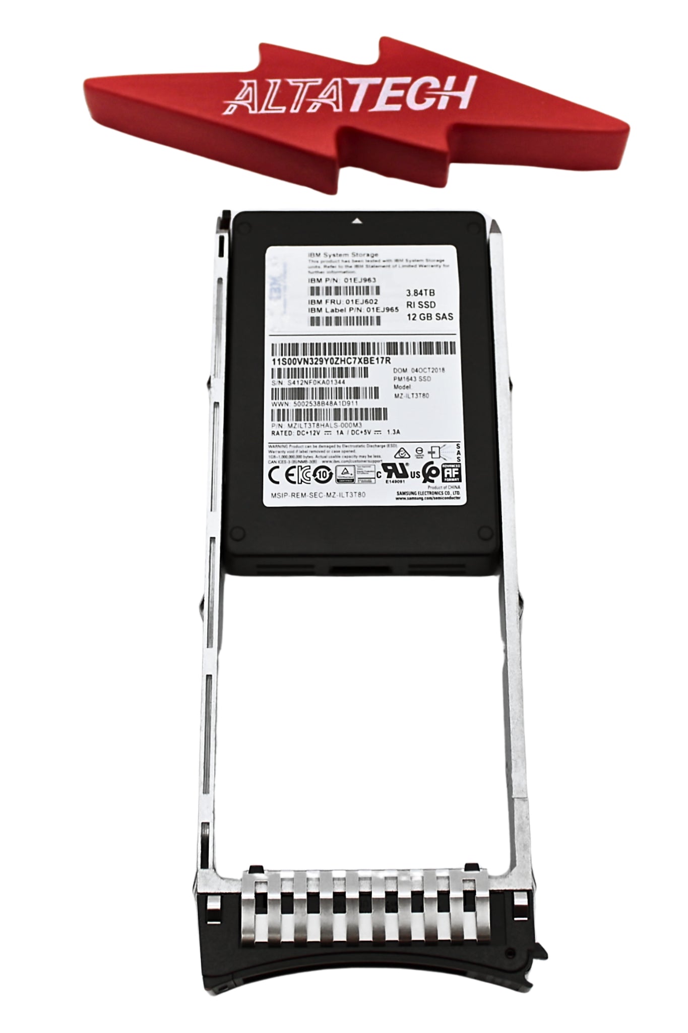 IBM 01EJ935  3.84TB 12G SAS 2.5" FLASH SSD V5KG2